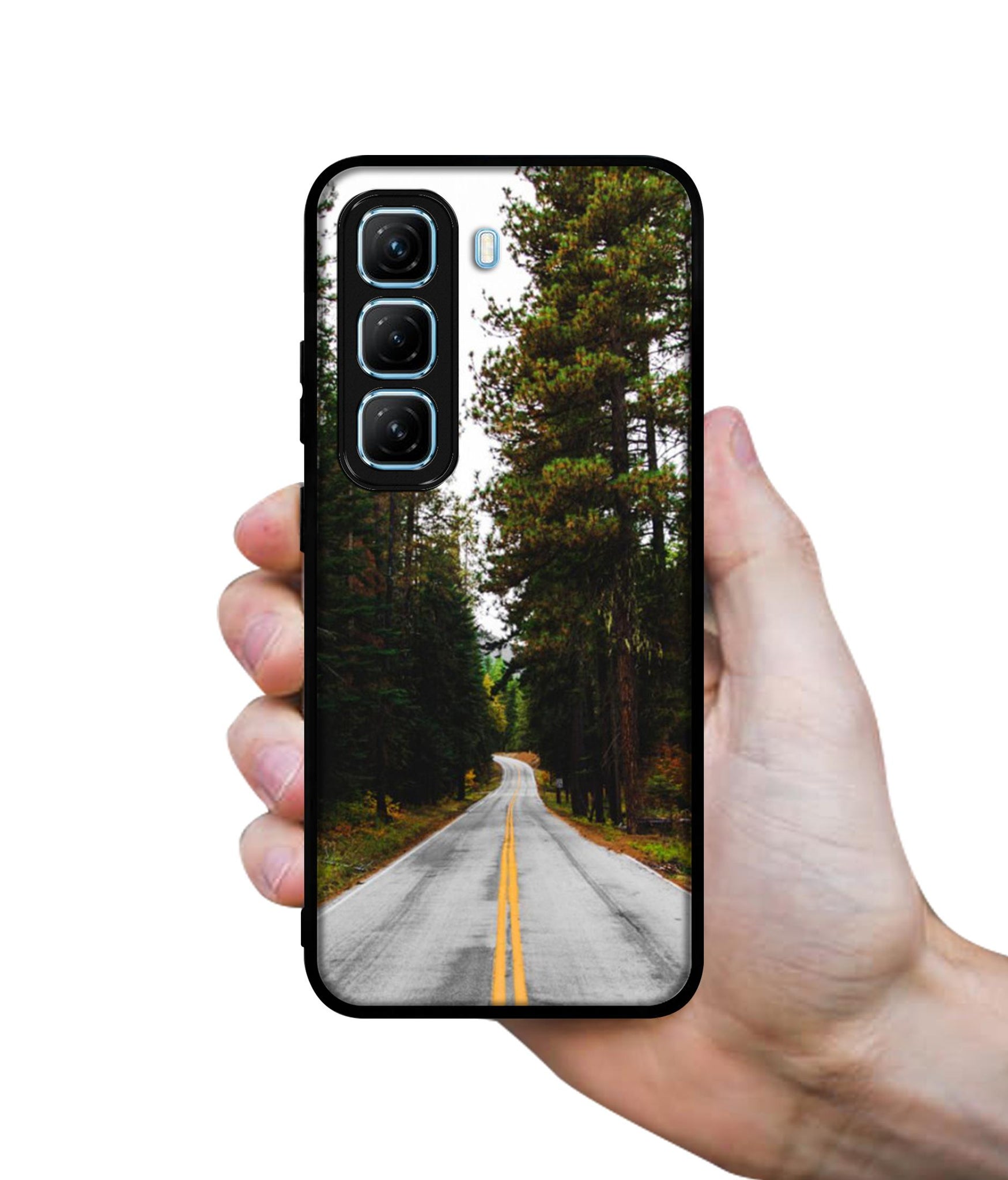 Road Photo Designer 2D Printed Back Case Cover for Infinix Hot 50 5G