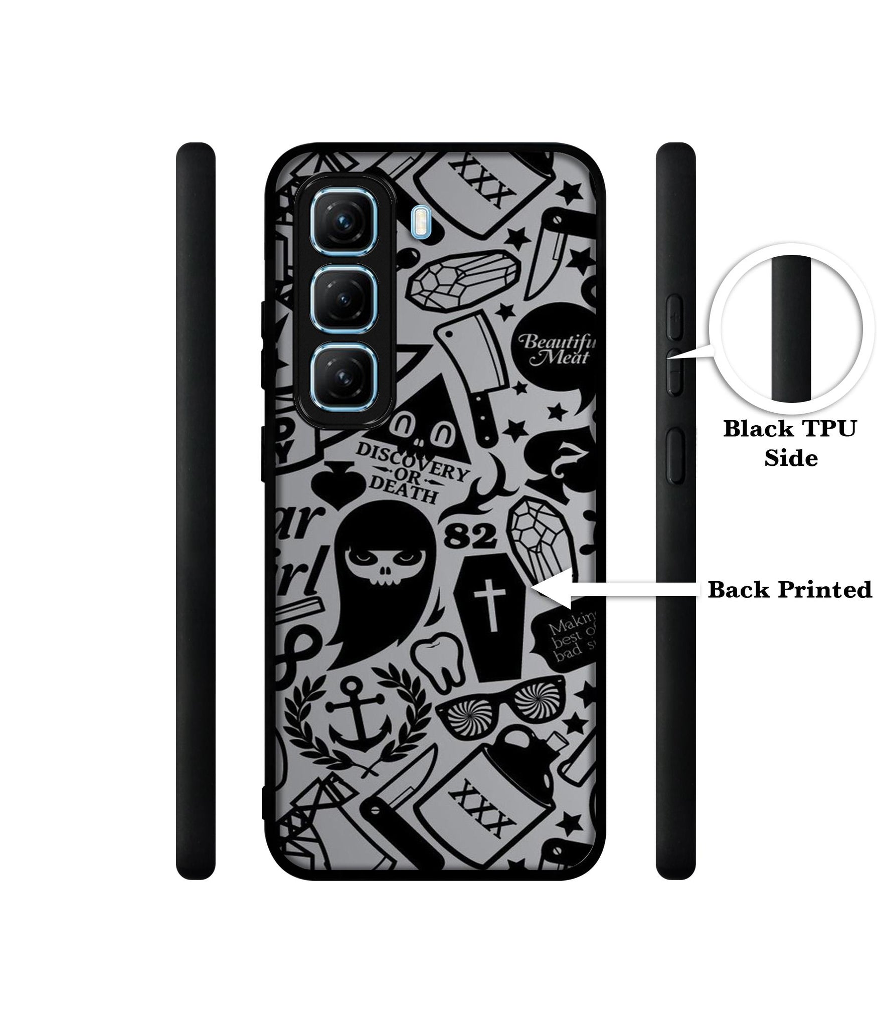 Discover Or Death Designer 2D Printed Back Case Cover for Infinix Hot 50 5G