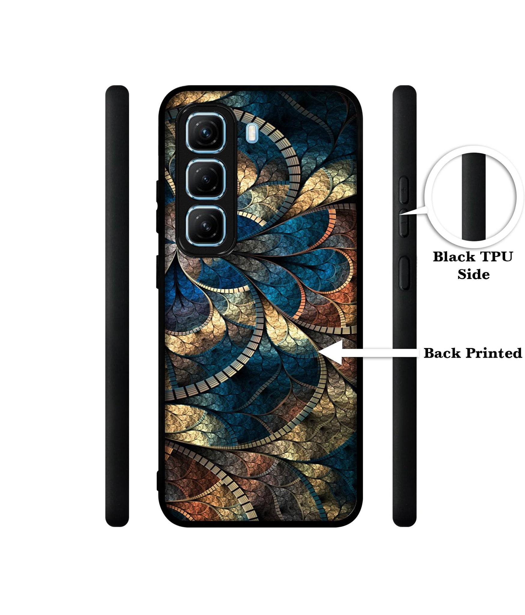 Fractional Pattern Designer 2D Printed Back Case Cover for Infinix Hot 50 5G