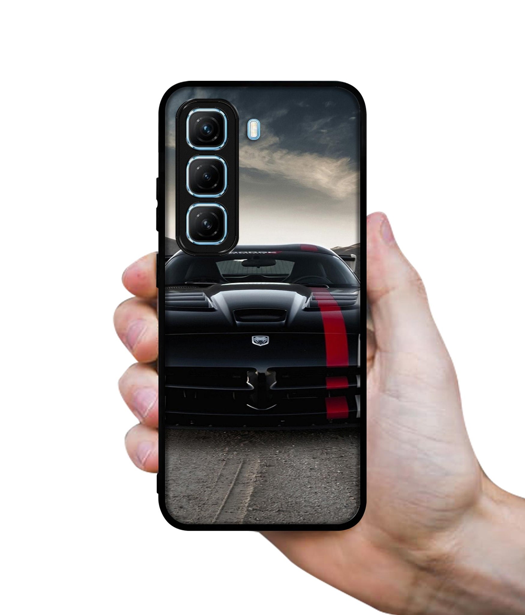 Sports Car Pattern Designer 2D Printed Back Case Cover for Infinix Hot 50 5G