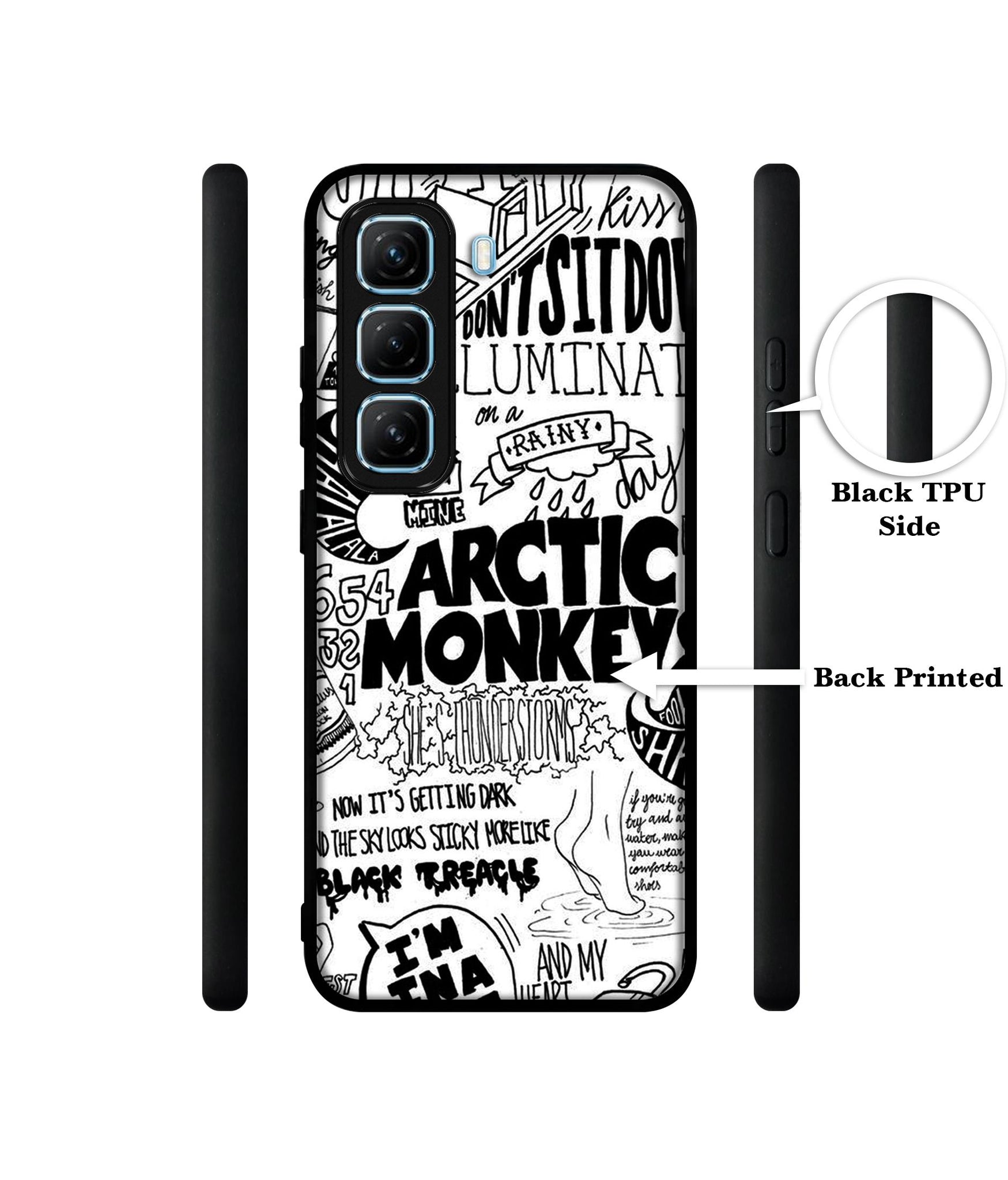 Arctic Monkeys Pattern Designer 2D Printed Back Case Cover for Infinix Hot 50 5G