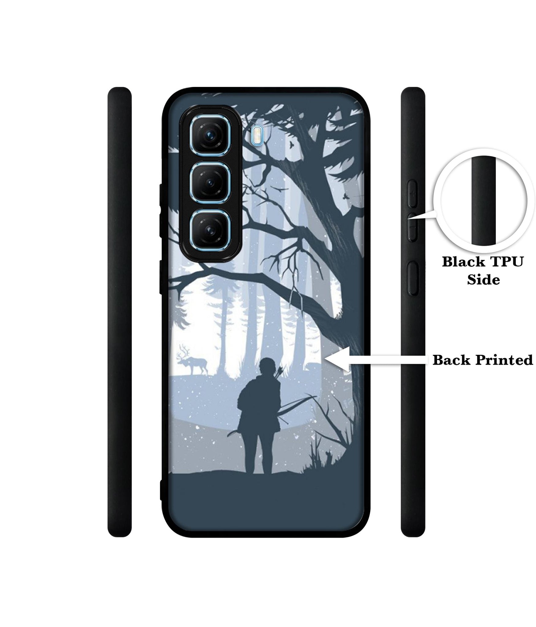 Hunter Designer 2D Printed Back Case Cover for Infinix Hot 50 5G