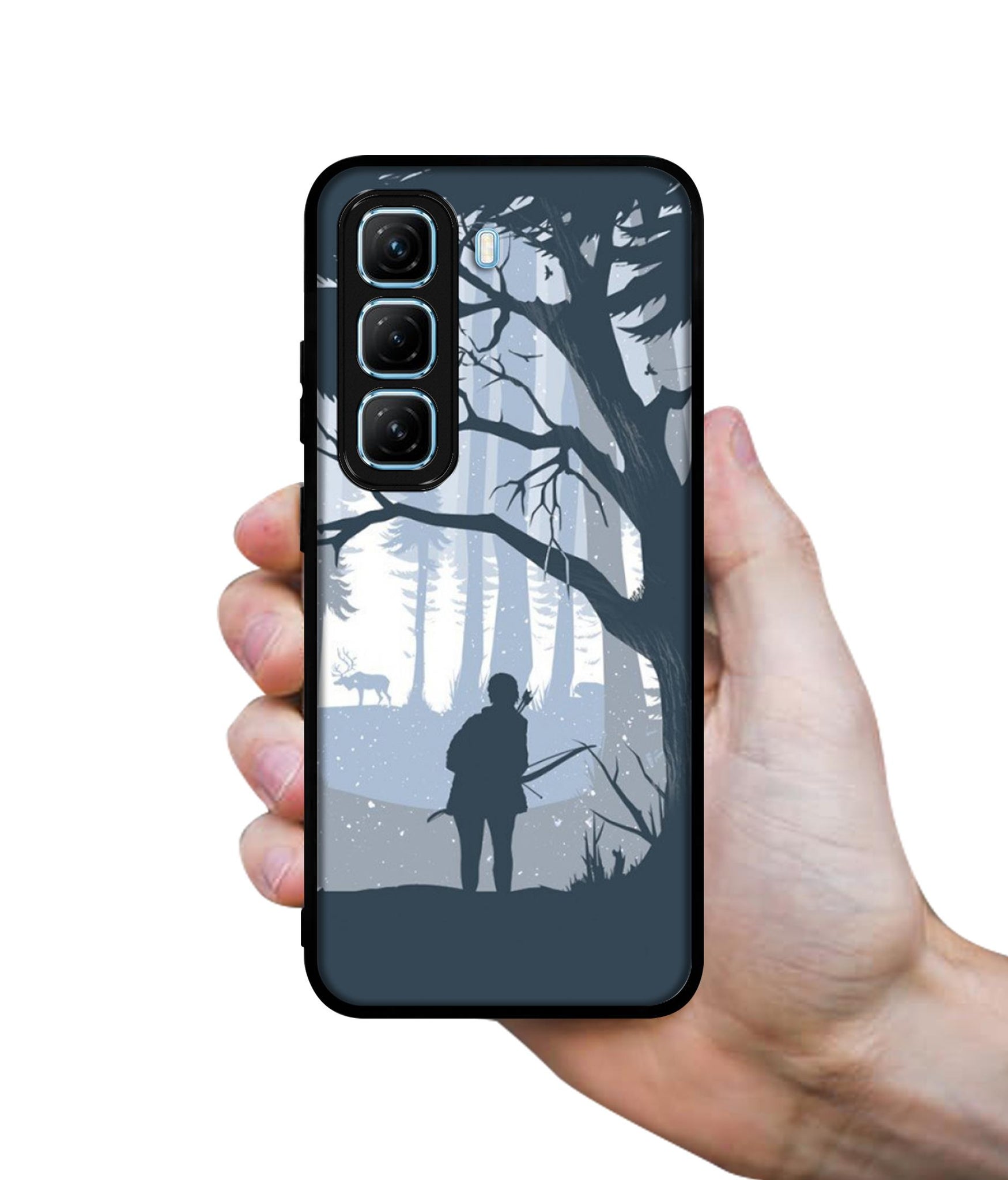 Hunter Designer 2D Printed Back Case Cover for Infinix Hot 50 5G