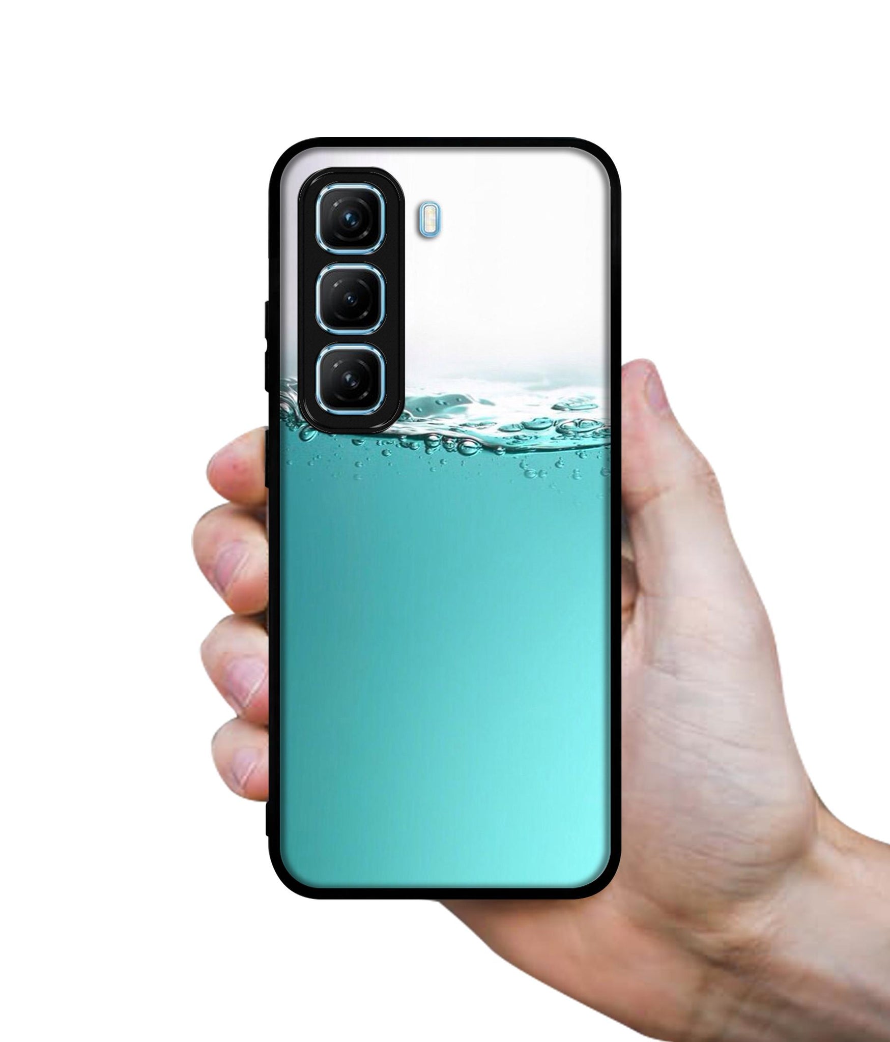 Half Fill Designer 2D Printed Back Case Cover for Infinix Hot 50 5G