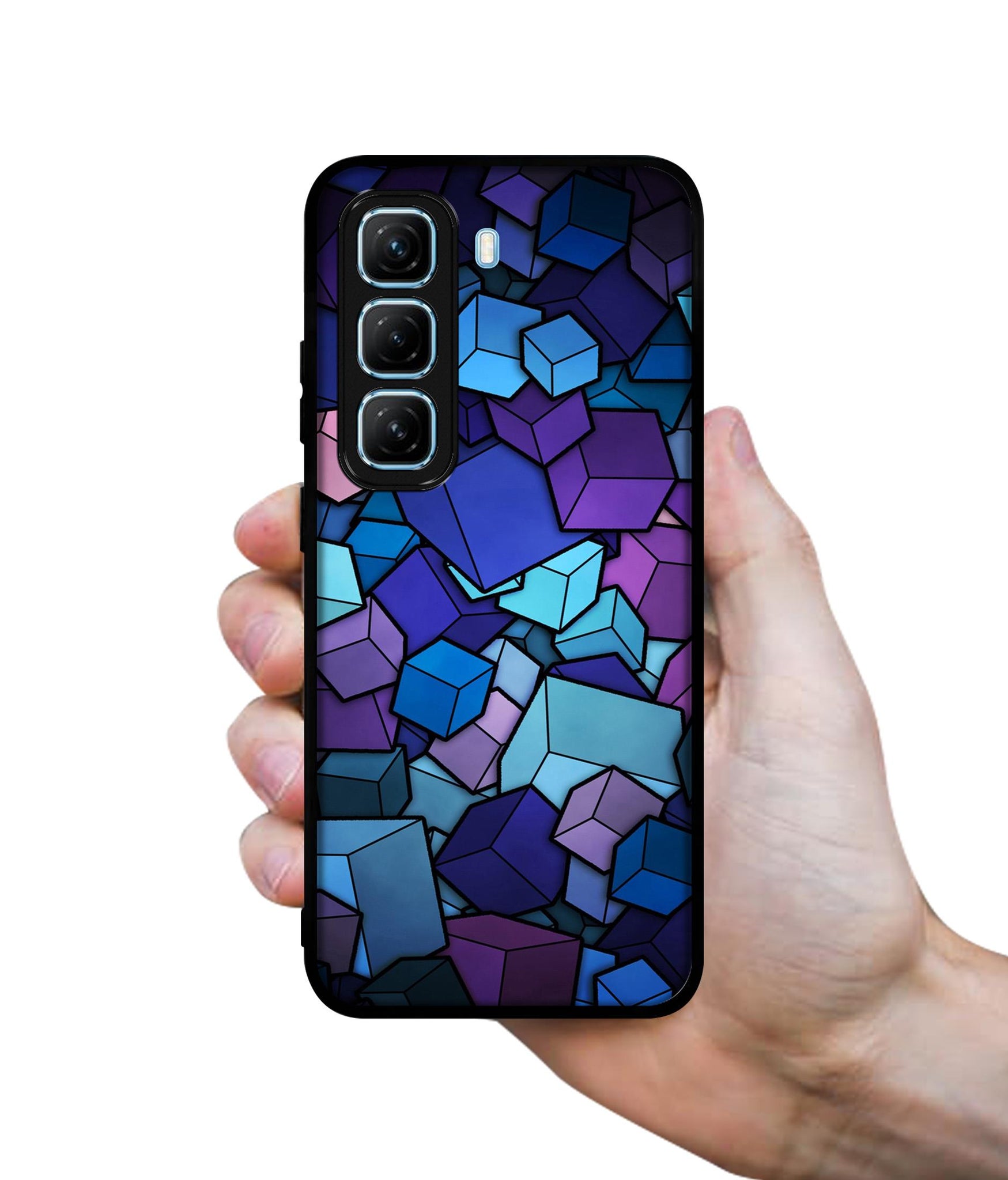 Color Box Designer 2D Printed Back Case Cover for Infinix Hot 50 5G