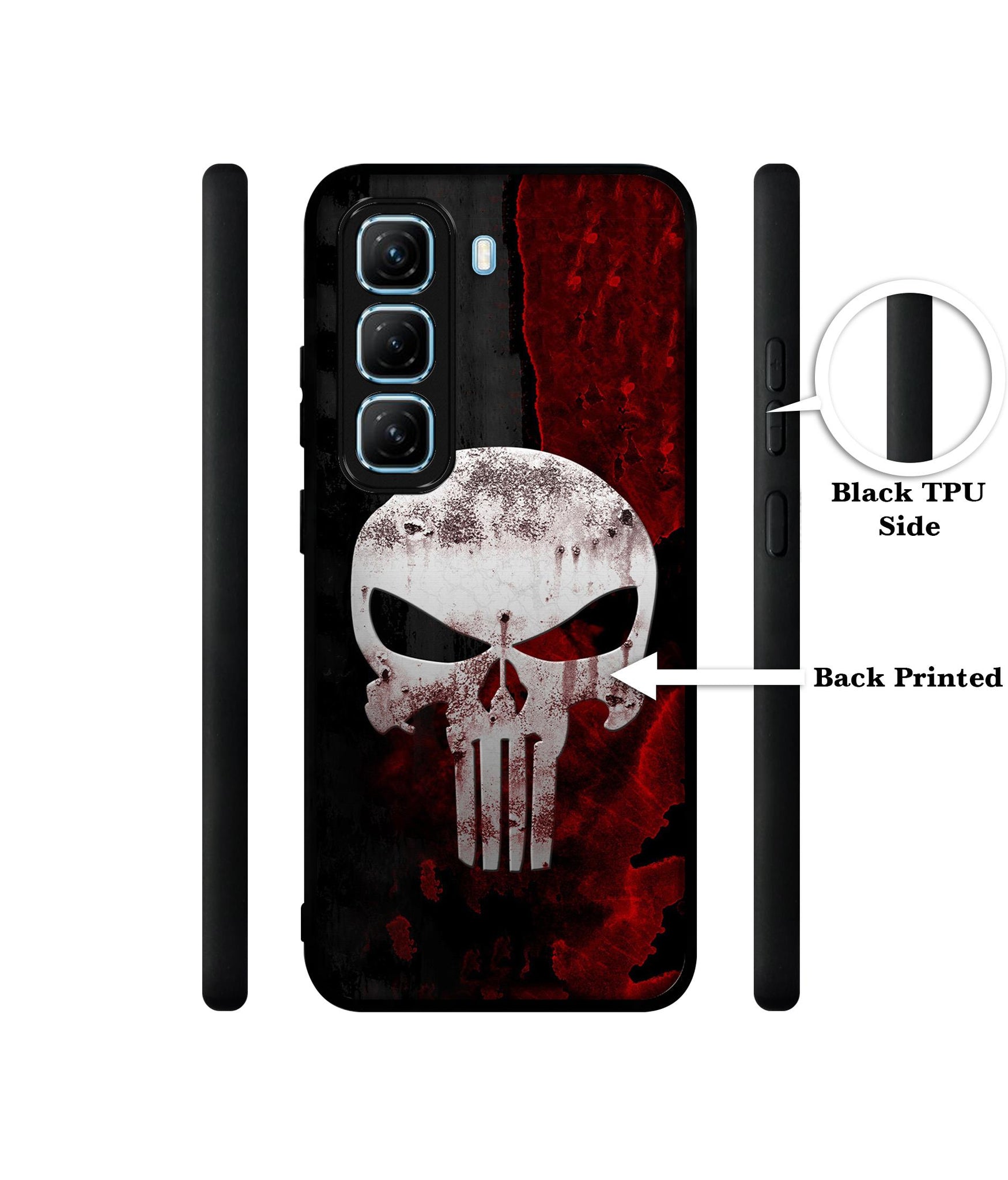 Punisher Skull Designer 2D Printed Back Case Cover for Infinix Hot 50 5G