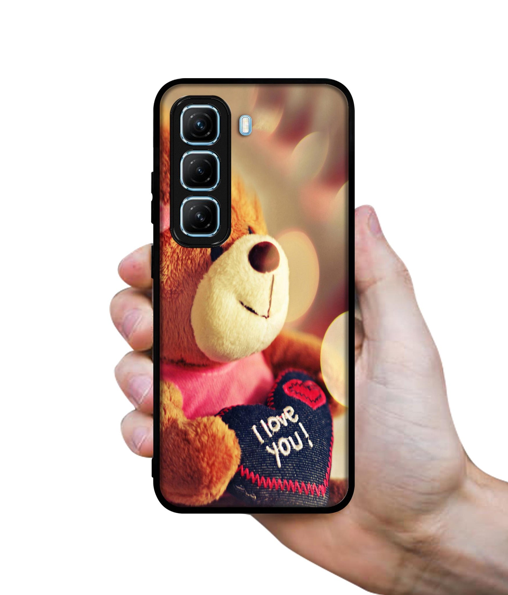 Teddy Bear Designer 2D Printed Back Case Cover for Infinix Hot 50 5G