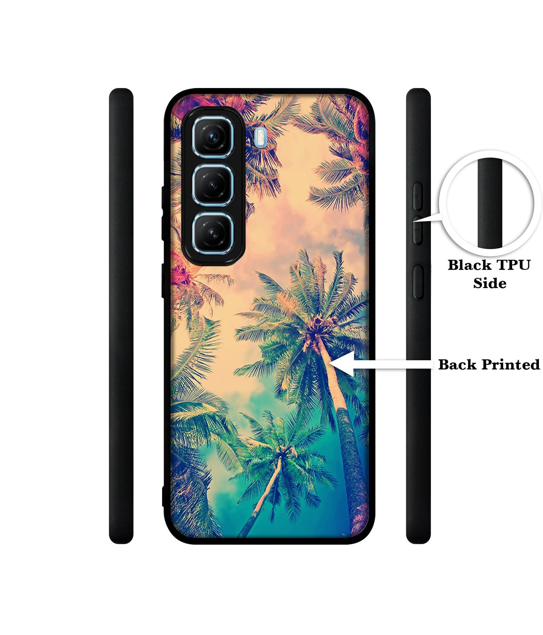 Trees Designer 2D Printed Back Case Cover for Infinix Hot 50 5G