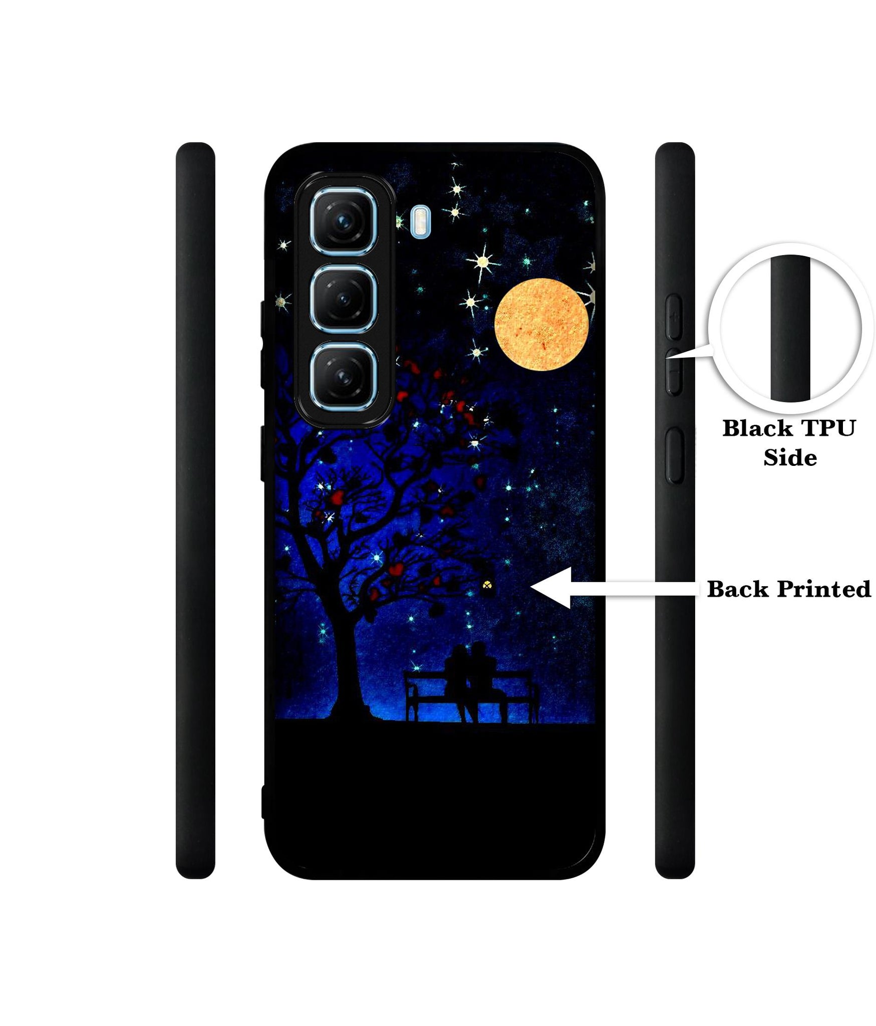 Blue Sky Designer 2D Printed Back Case Cover for Infinix Hot 50 5G