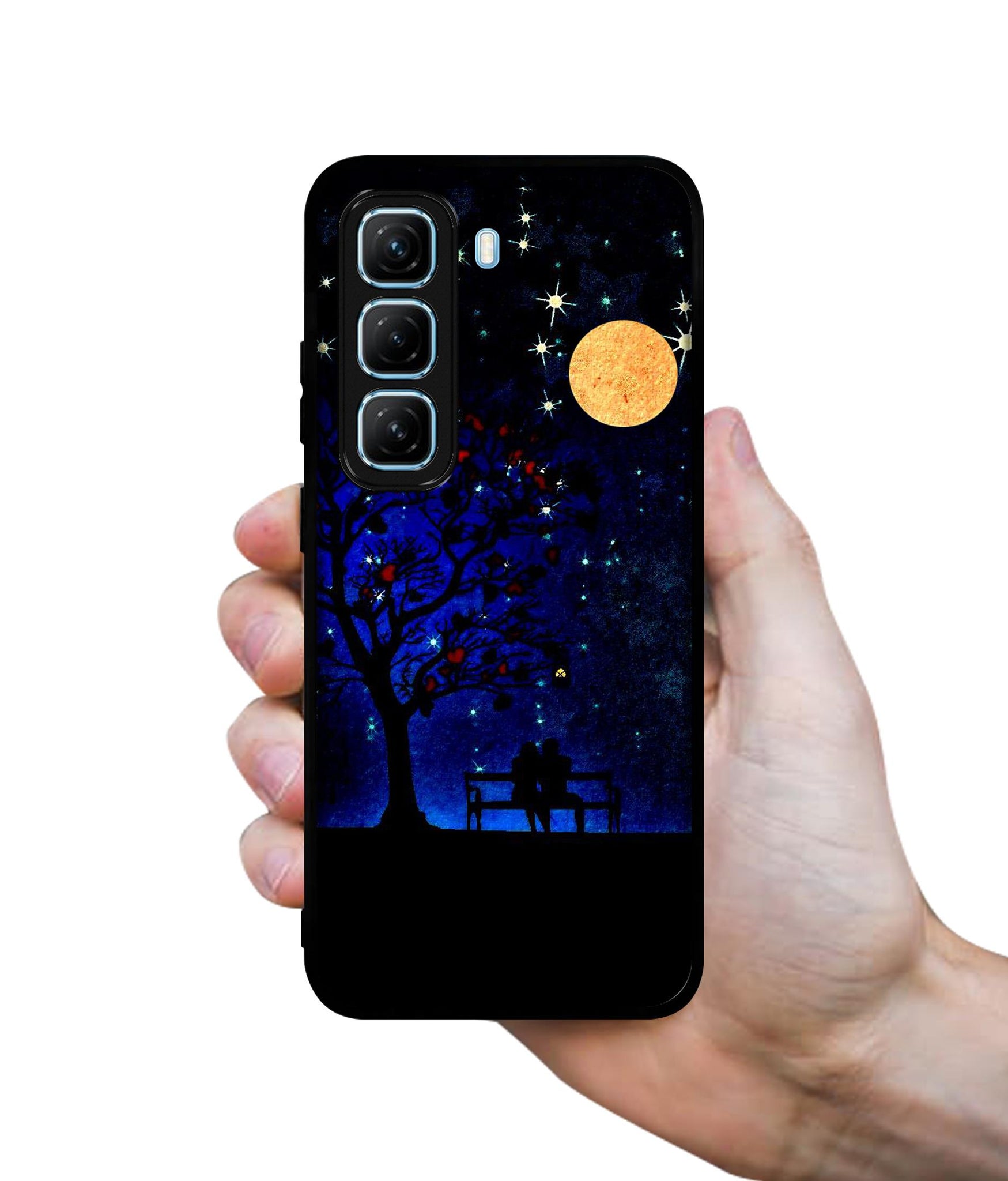 Blue Sky Designer 2D Printed Back Case Cover for Infinix Hot 50 5G