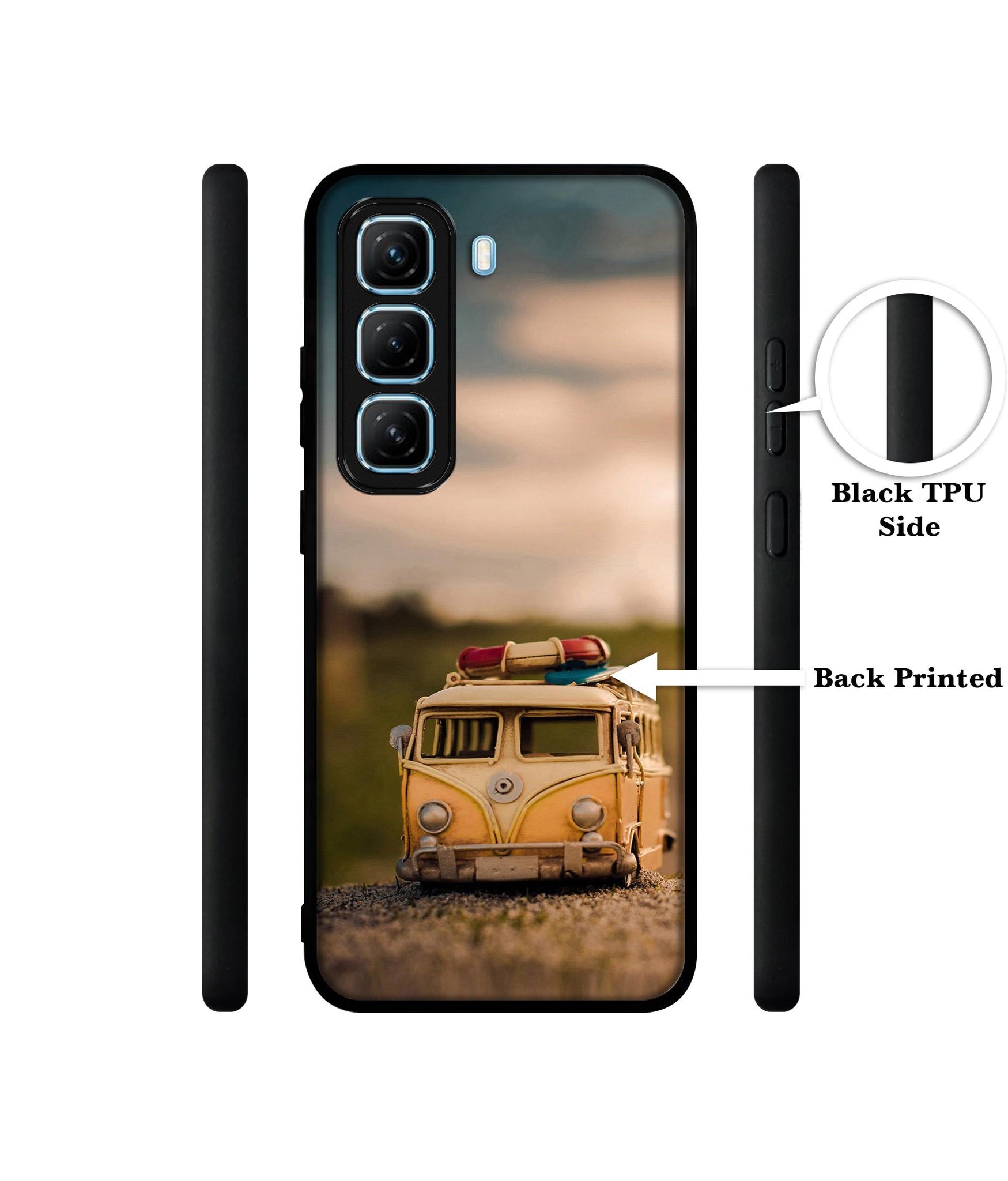 Toy Car Designer 2D Printed Back Case Cover for Infinix Hot 50 5G