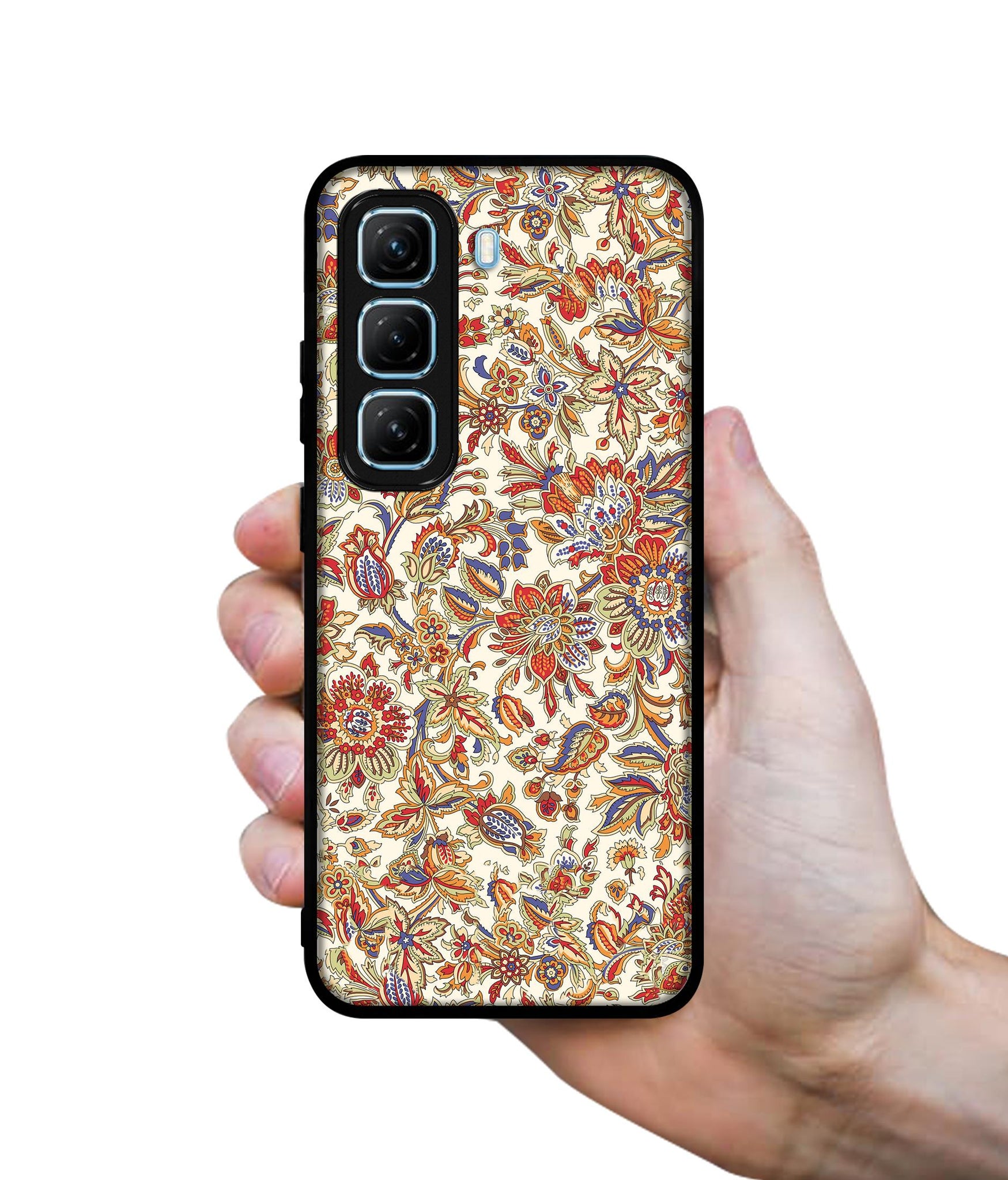 Floral Designer 2D Printed Back Case Cover for Infinix Hot 50 5G