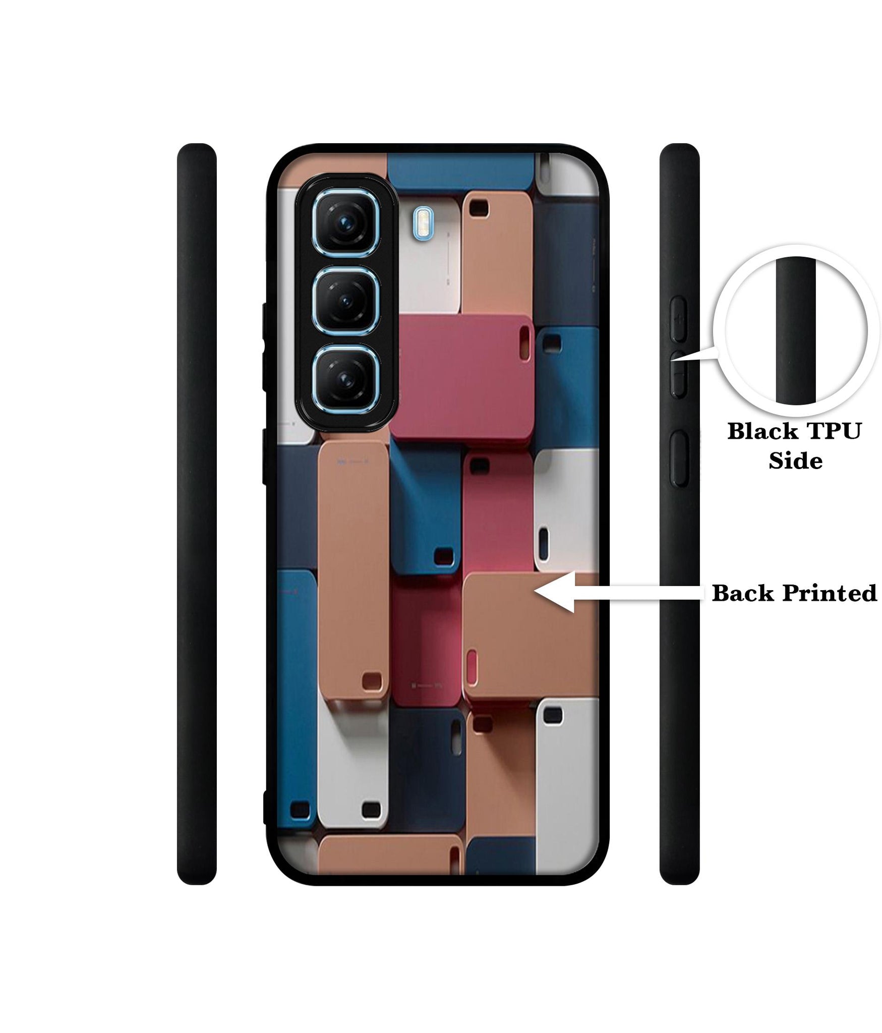 Mobile Cover Designer 2D Printed Back Case Cover for Infinix Hot 50 5G