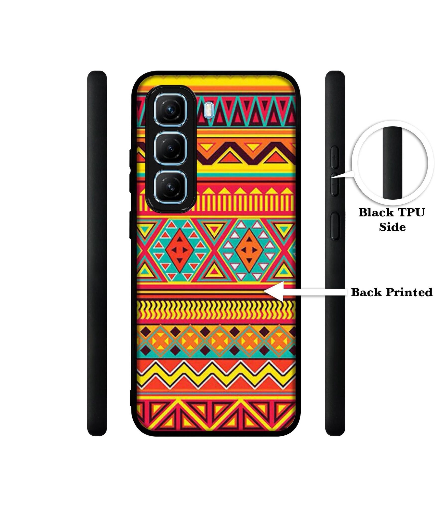 Artistic Rangoli Designer 2D Printed Back Case Cover for Infinix Hot 50 5G