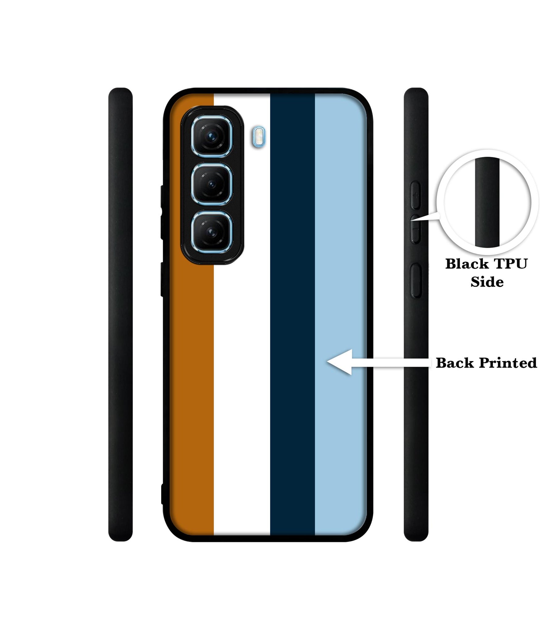 Color Stripes Designer 2D Printed Back Case Cover for Infinix Hot 50 5G