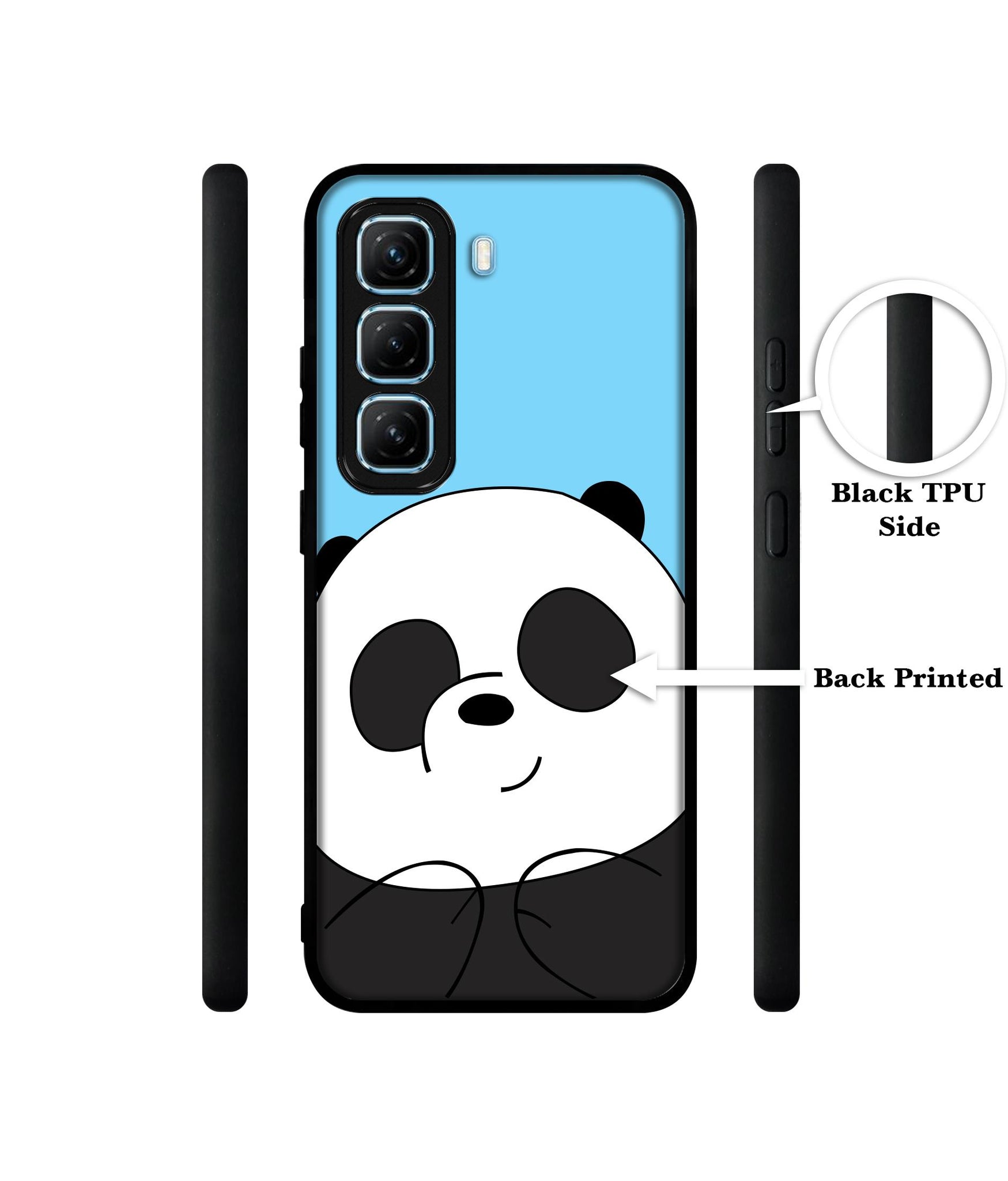Cute Panda Designer 2D Printed Back Case Cover for Infinix Hot 50 5G