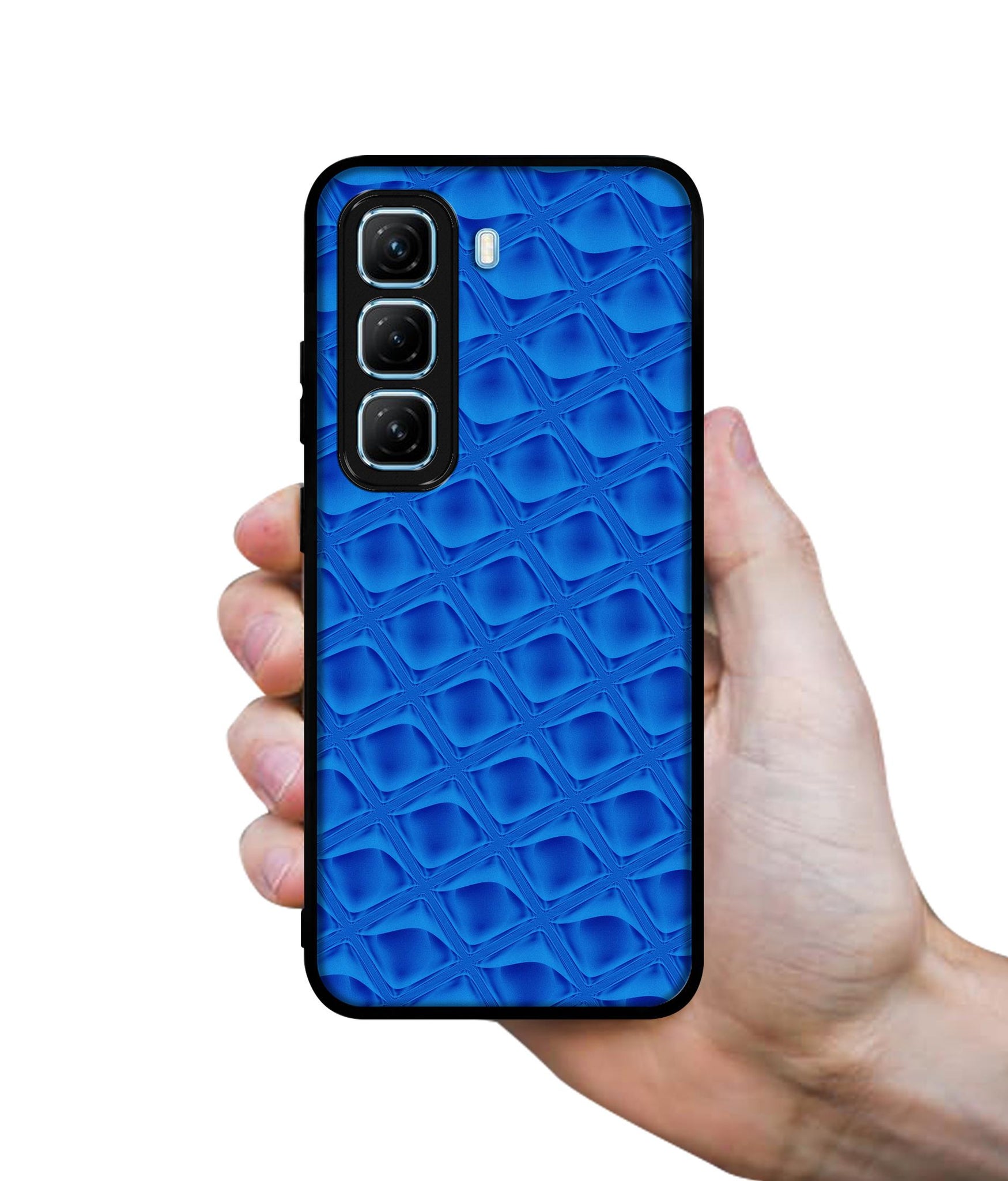 Blue Diamond Designer 2D Printed Back Case Cover for Infinix Hot 50 5G
