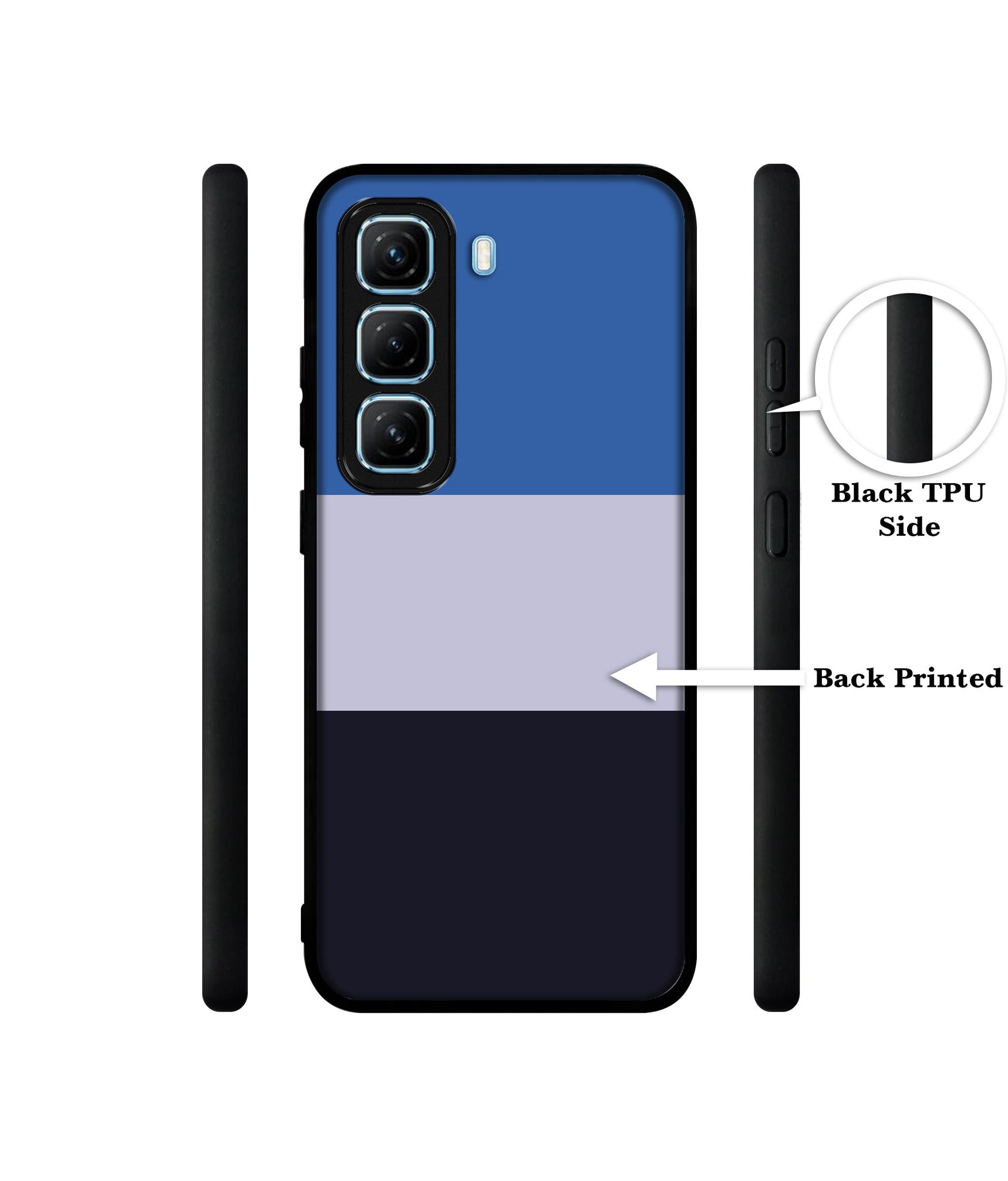 Three Color Stripes Designer 2D Printed Back Case Cover for Infinix Hot 50 5G