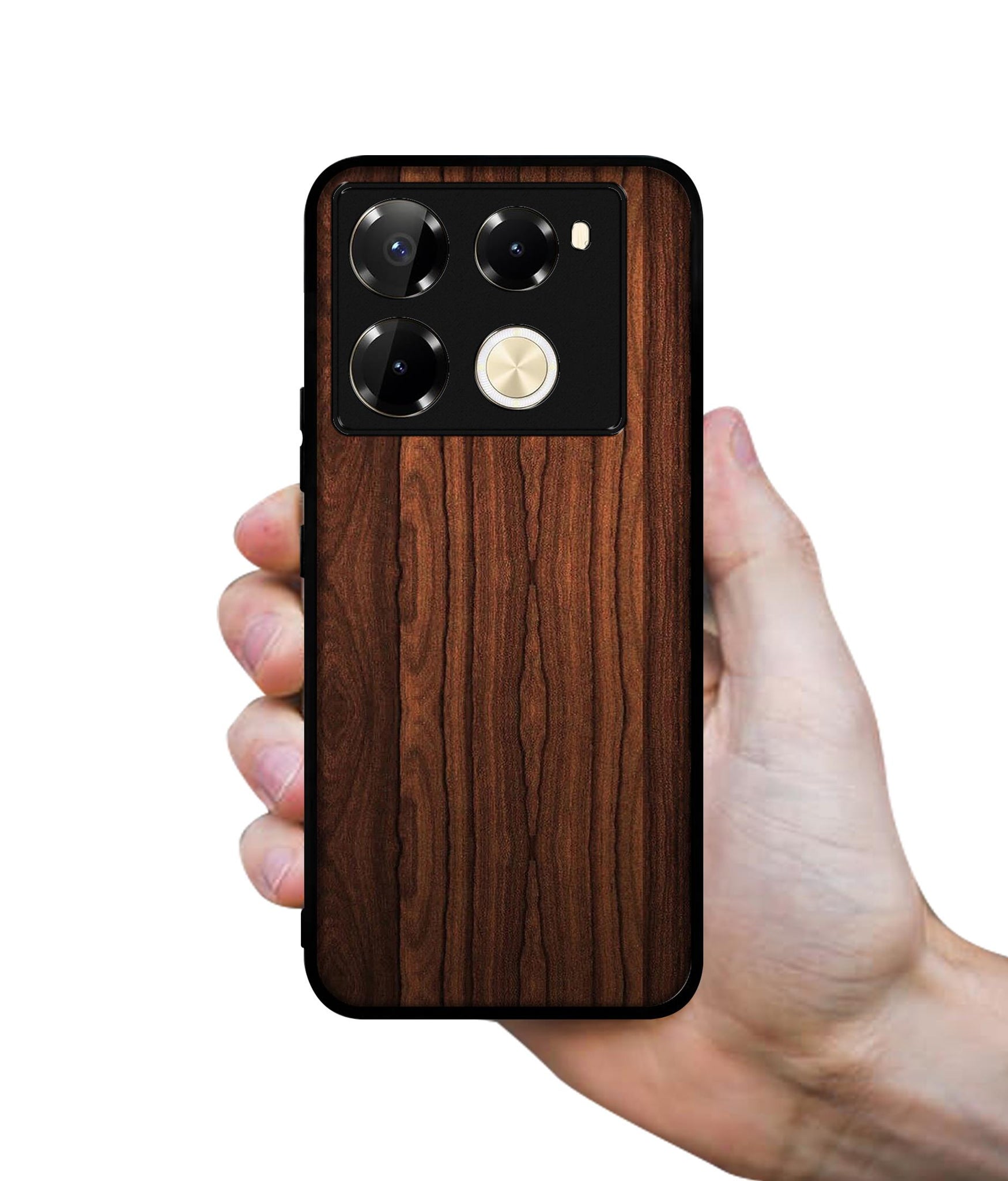 Brown Wooden Texture Designer 2D Printed Back Case Cover for Infinix Note 40 Pro 5G / 4G / Note 40 Pro Plus 5G