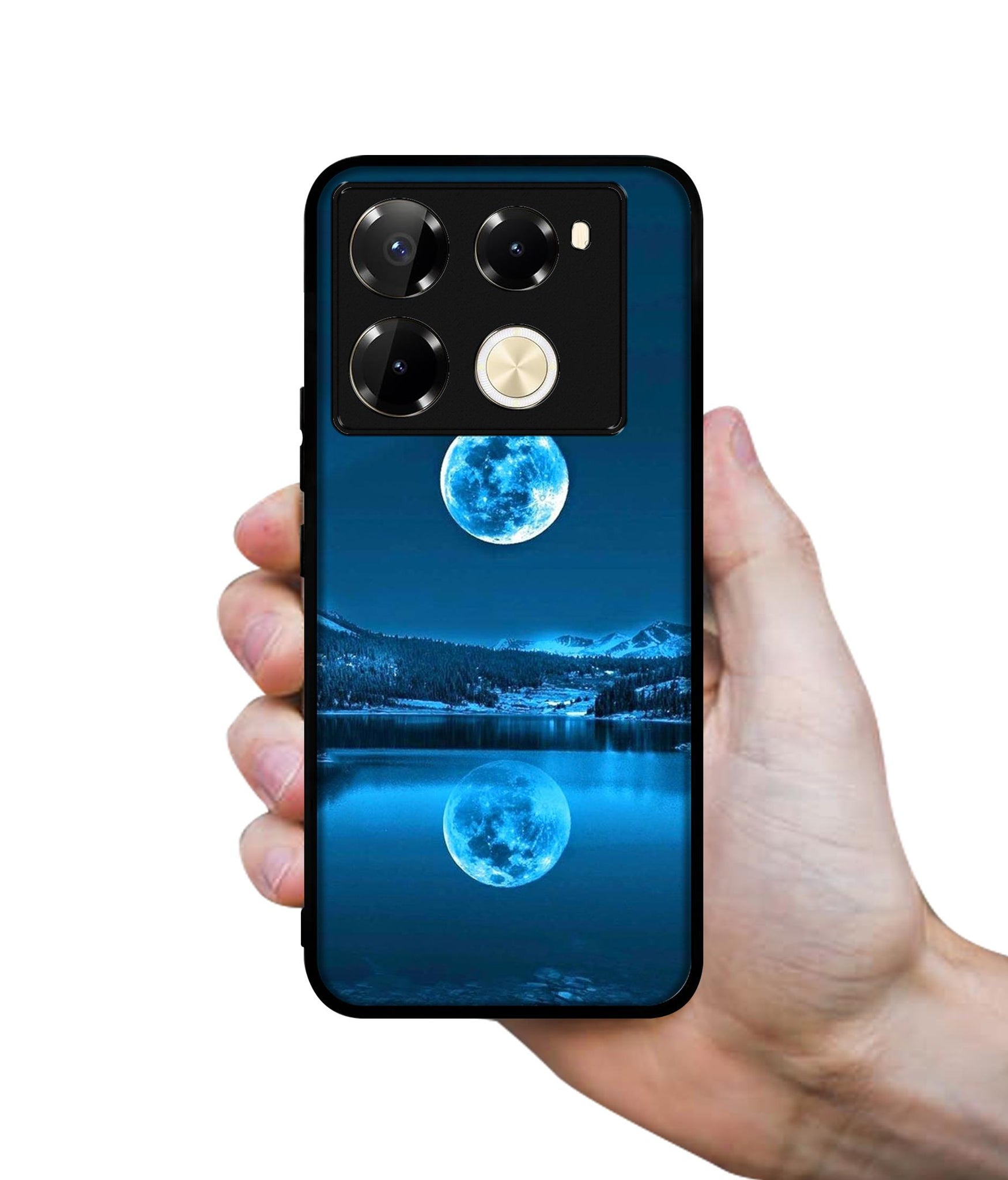 Awesome Moon Designer 2D Printed Back Case Cover for Infinix Note 40 Pro 5G / 4G / Note 40 Pro Plus 5G