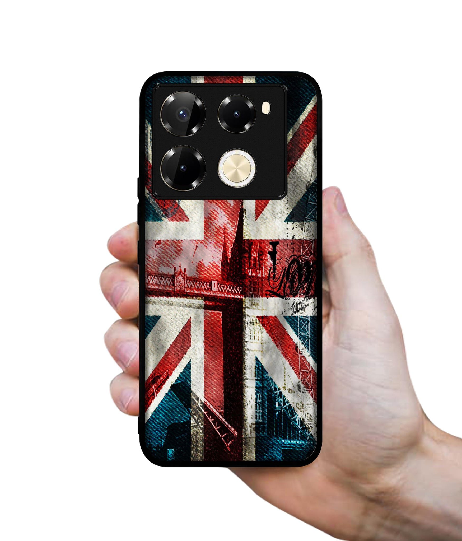 London Flag wallpaper Designer 2D Printed Back Case Cover for Infinix Note 40 Pro 5G / 4G / Note 40 Pro Plus 5G