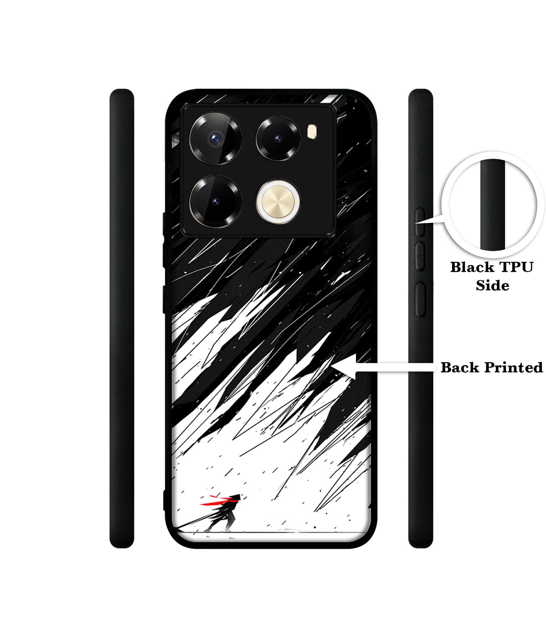 Geometric Strom Designer 2D Printed Back Case Cover for Infinix Note 40 Pro 5G / 4G / Note 40 Pro Plus 5G