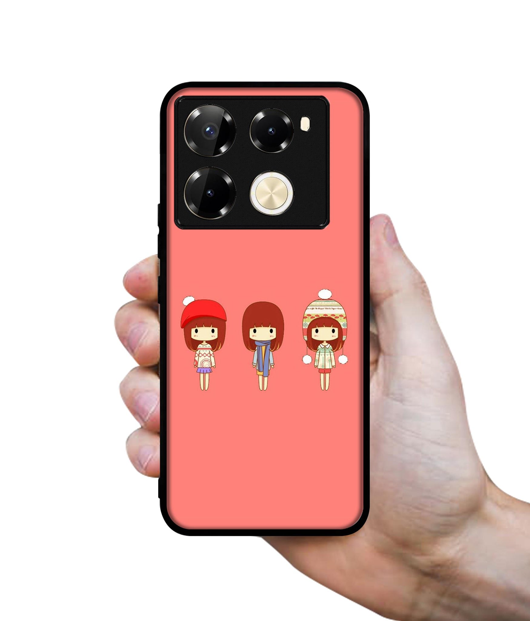 Cute Girls Designer 2D Printed Back Case Cover for Infinix Note 40 Pro 5G / 4G / Note 40 Pro Plus 5G