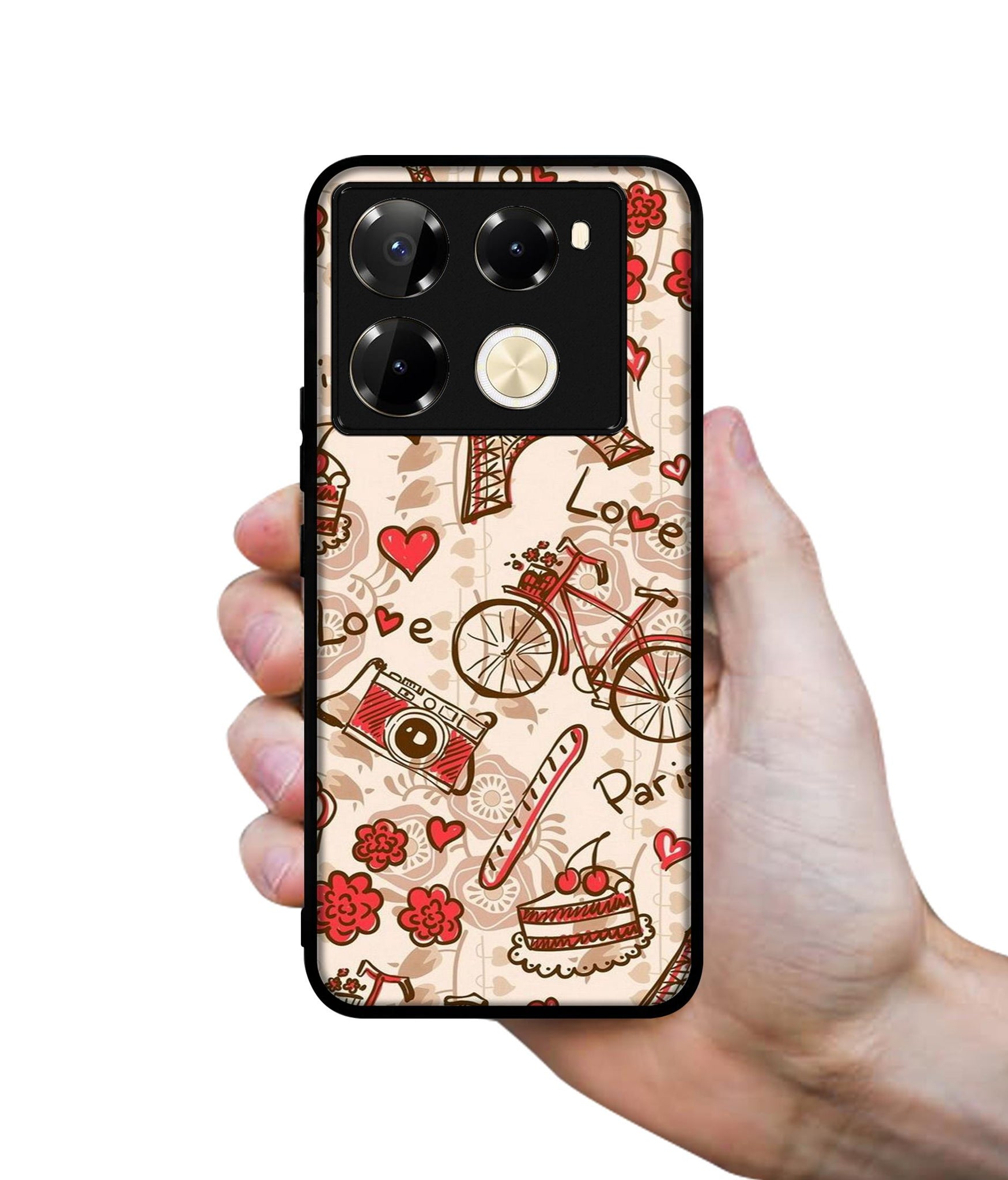 Vintage Paris Designer 2D Printed Back Case Cover for Infinix Note 40 Pro 5G / 4G / Note 40 Pro Plus 5G