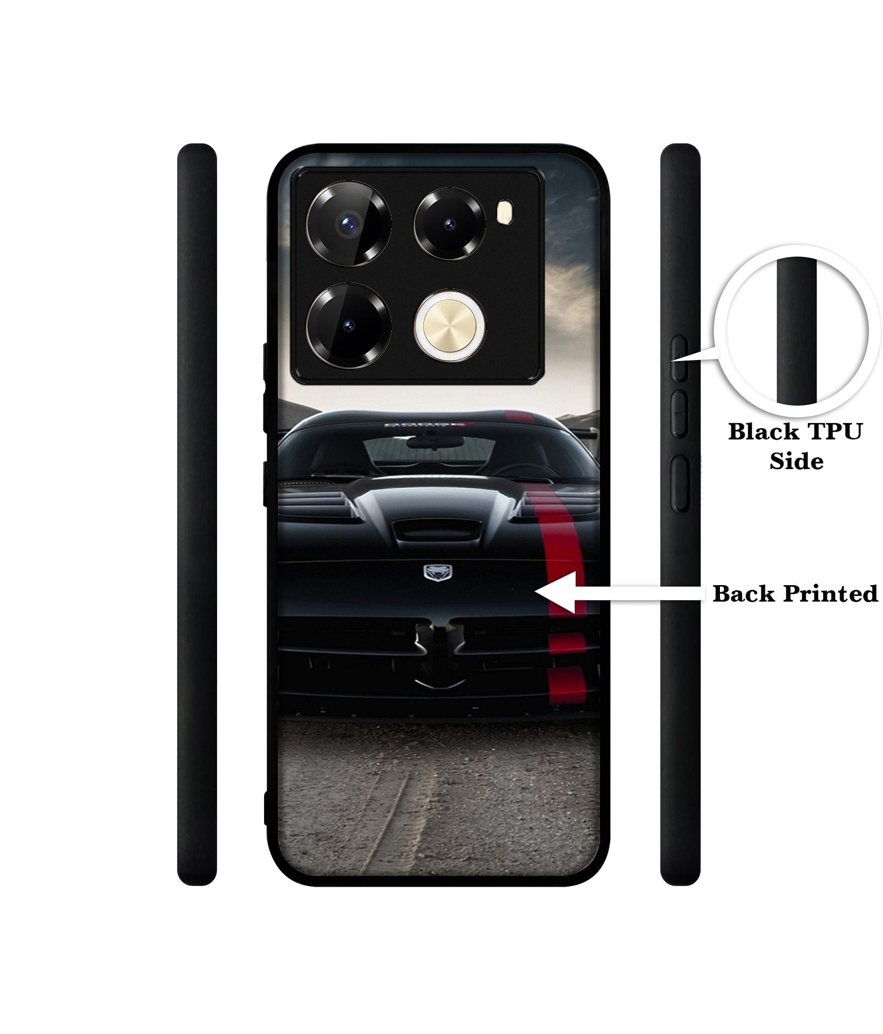 Sports Car Pattern Designer 2D Printed Back Case Cover for Infinix Note 40 Pro 5G / 4G / Note 40 Pro Plus 5G