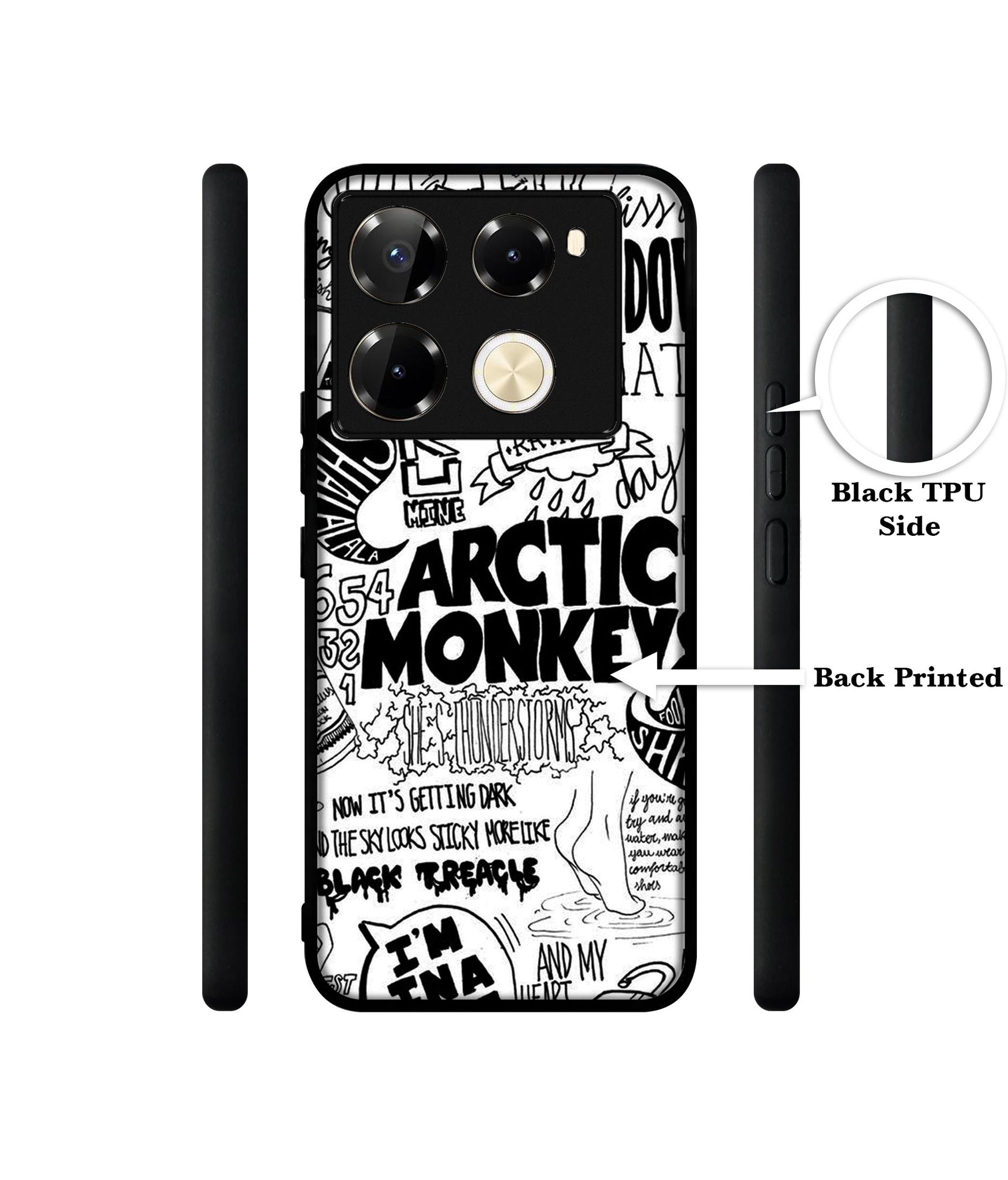 Arctic Monkeys Pattern Designer 2D Printed Back Case Cover for Infinix Note 40 Pro 5G / 4G / Note 40 Pro Plus 5G
