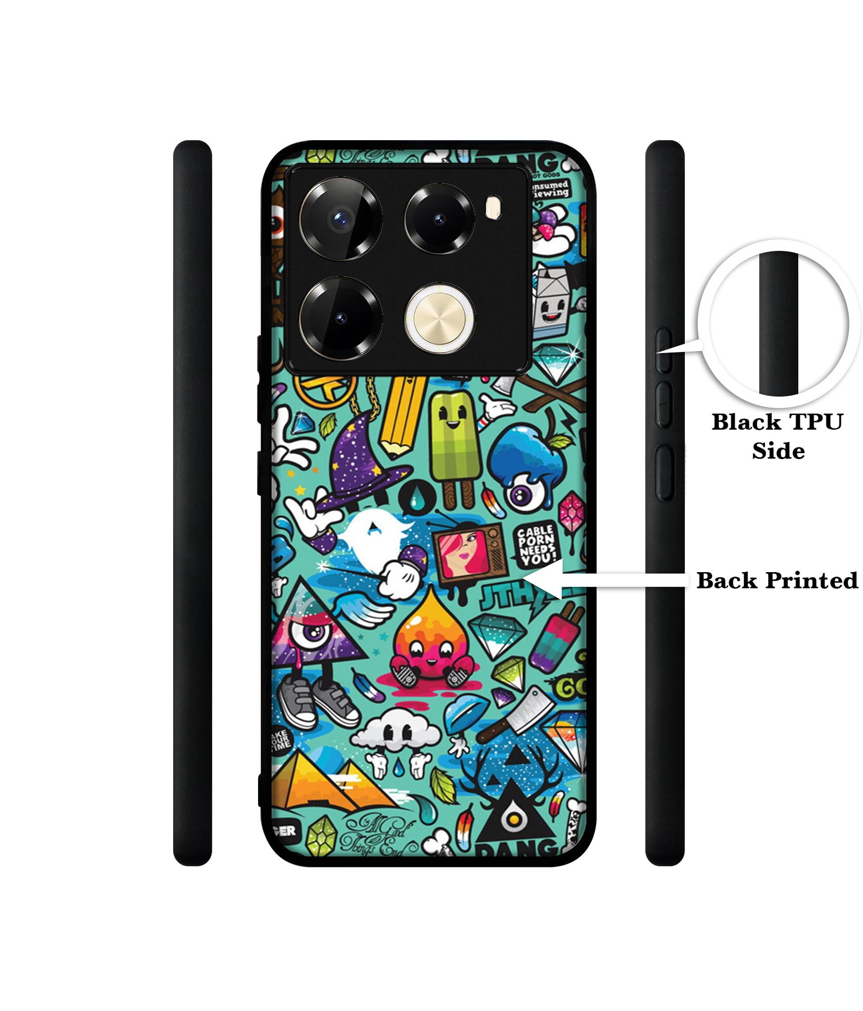 Crazy Designer 2D Printed Back Case Cover for Infinix Note 40 Pro 5G / 4G / Note 40 Pro Plus 5G