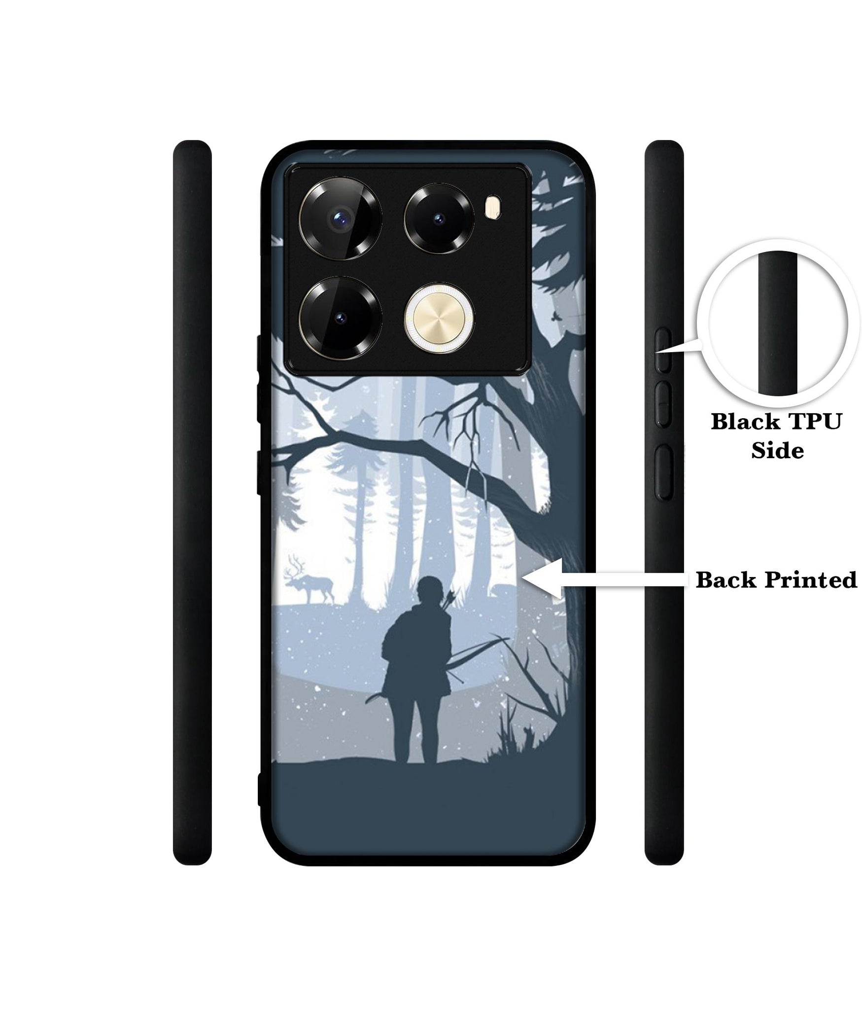 Hunter Designer 2D Printed Back Case Cover for Infinix Note 40 Pro 5G / 4G / Note 40 Pro Plus 5G