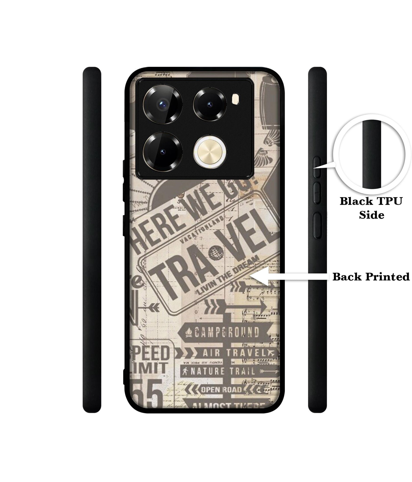 Travel Designer 2D Printed Back Case Cover for Infinix Note 40 Pro 5G / 4G / Note 40 Pro Plus 5G