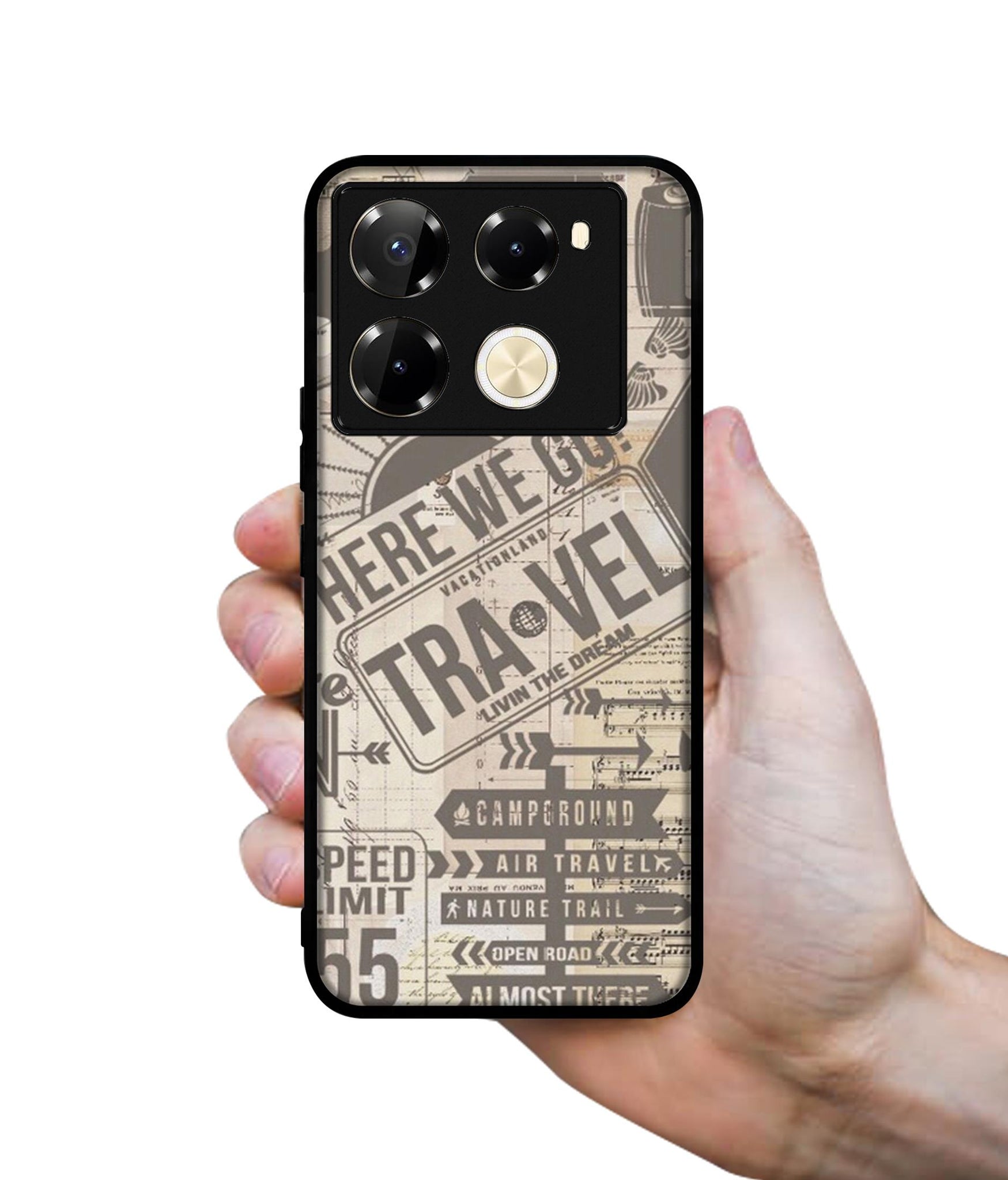 Travel Designer 2D Printed Back Case Cover for Infinix Note 40 Pro 5G / 4G / Note 40 Pro Plus 5G