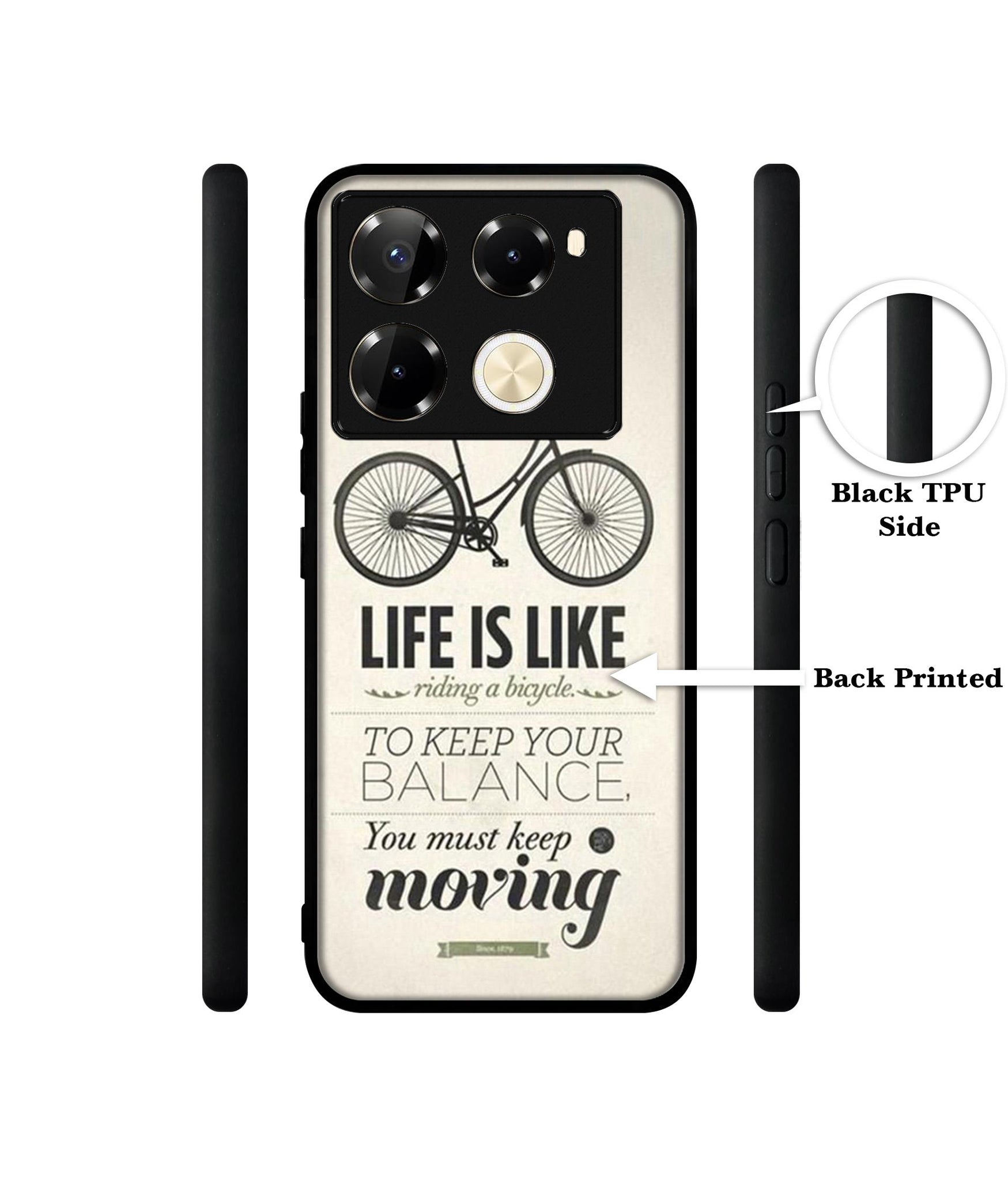 Life is Like Moving Designer 2D Printed Back Case Cover for Infinix Note 40 Pro 5G / 4G / Note 40 Pro Plus 5G