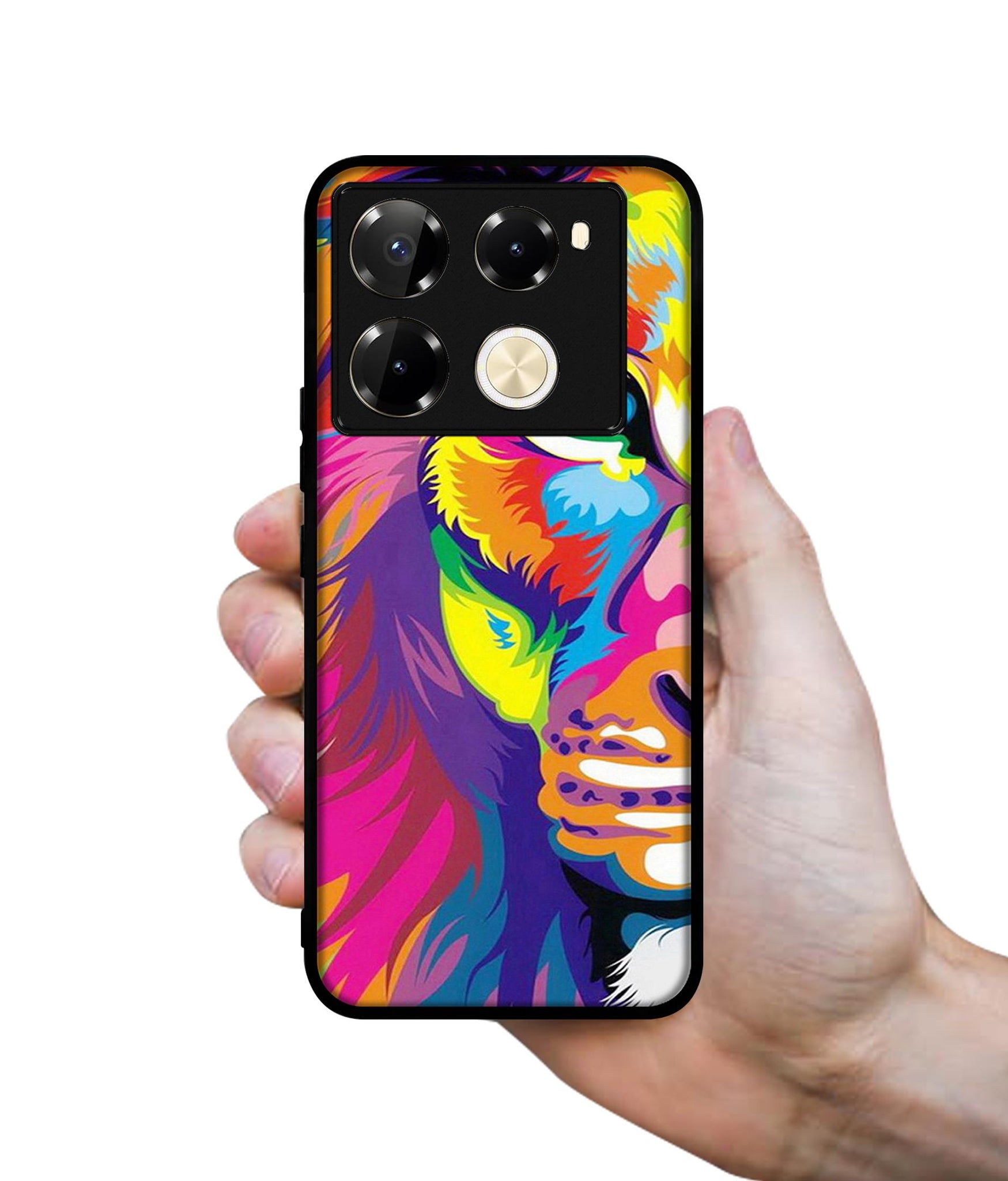 Lion Designer 2D Printed Back Case Cover for Infinix Note 40 Pro 5G / 4G / Note 40 Pro Plus 5G