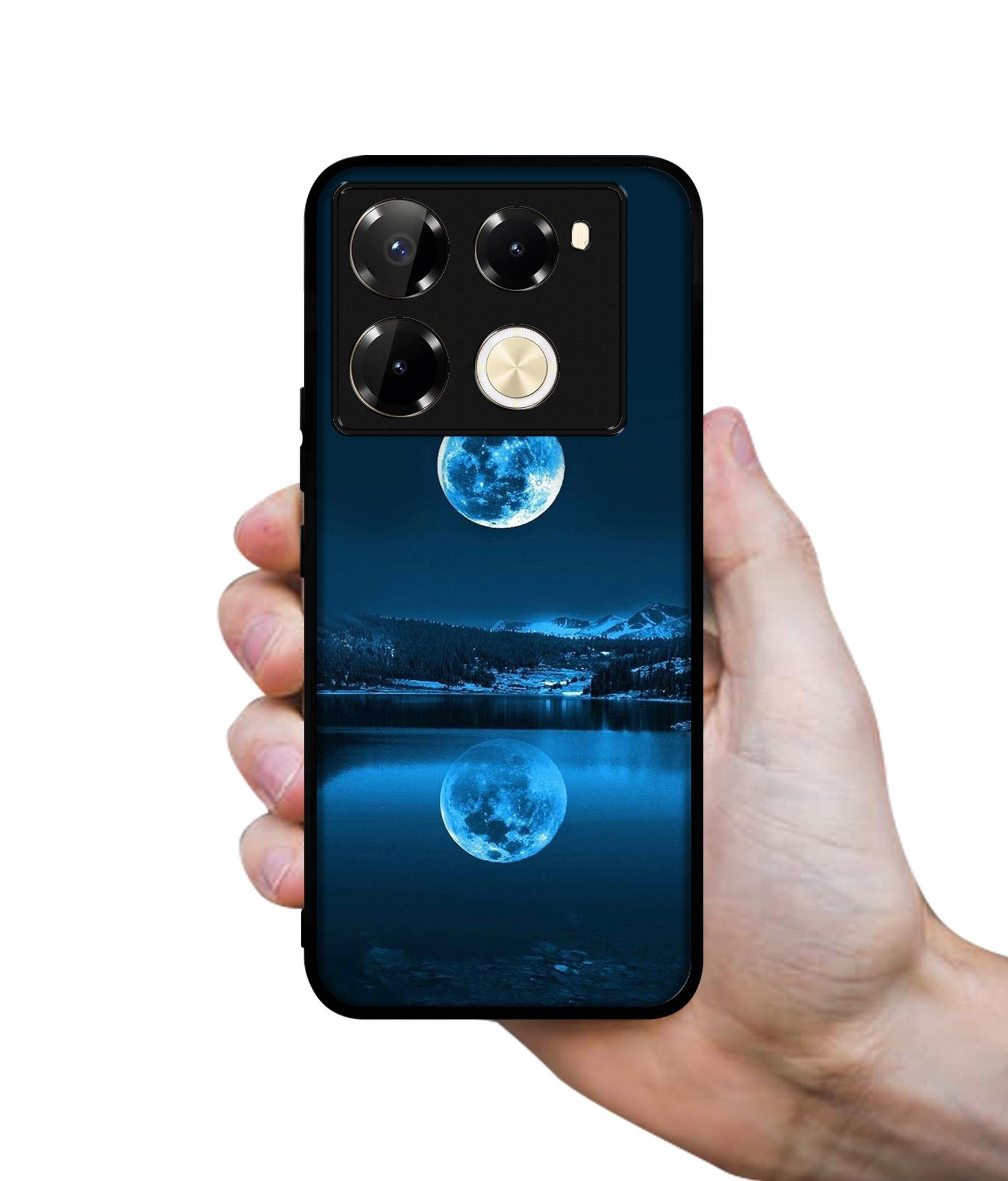 Moon Pattern Print Designer 2D Printed Back Case Cover for Infinix Note 40 Pro 5G / 4G / Note 40 Pro Plus 5G