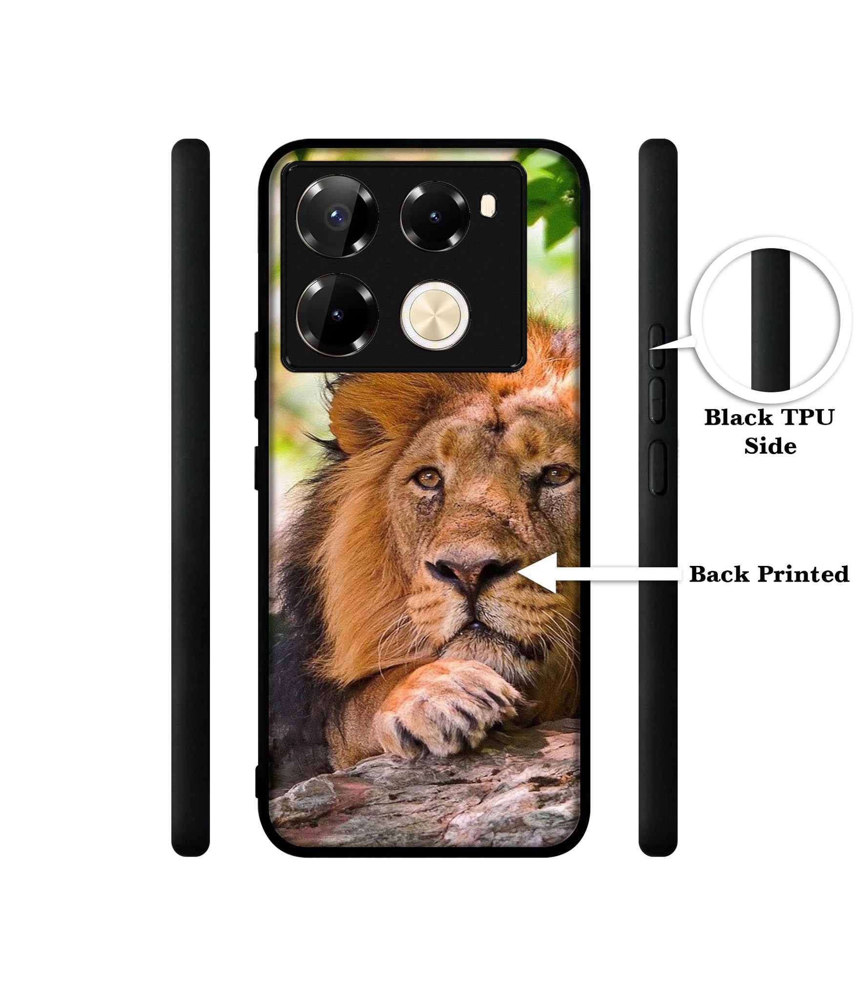 Tiger Pattern Print Designer 2D Printed Back Case Cover for Infinix Note 40 Pro 5G / 4G / Note 40 Pro Plus 5G