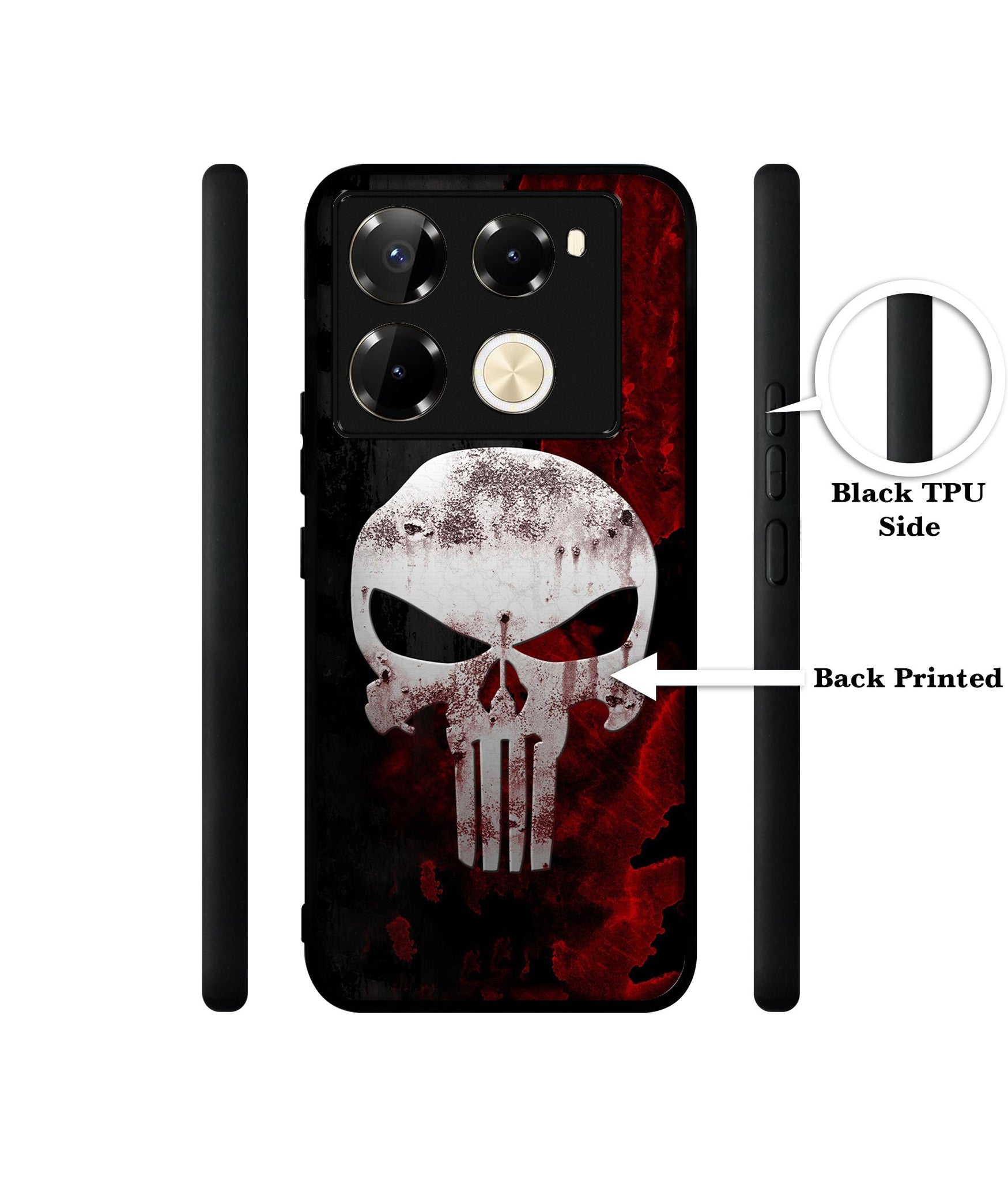 Punisher Skull Designer 2D Printed Back Case Cover for Infinix Note 40 Pro 5G / 4G / Note 40 Pro Plus 5G