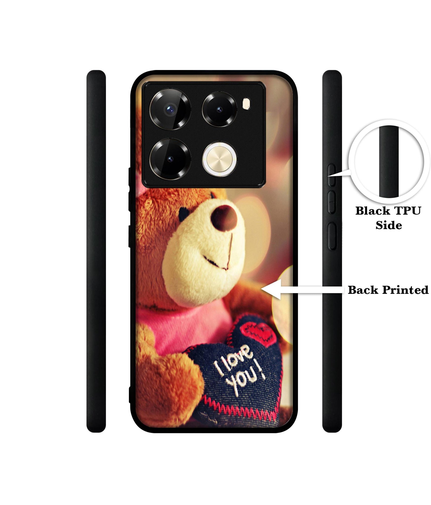 Teddy Bear Designer 2D Printed Back Case Cover for Infinix Note 40 Pro 5G / 4G / Note 40 Pro Plus 5G