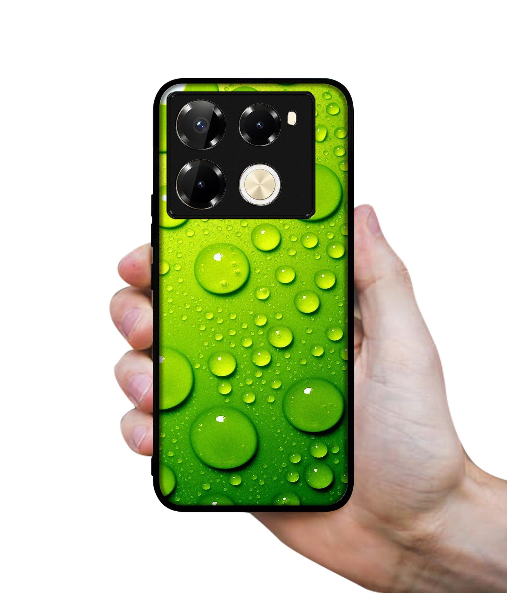 Green Bubbles Designer 2D Printed Back Case Cover for Infinix Note 40 Pro 5G / 4G / Note 40 Pro Plus 5G
