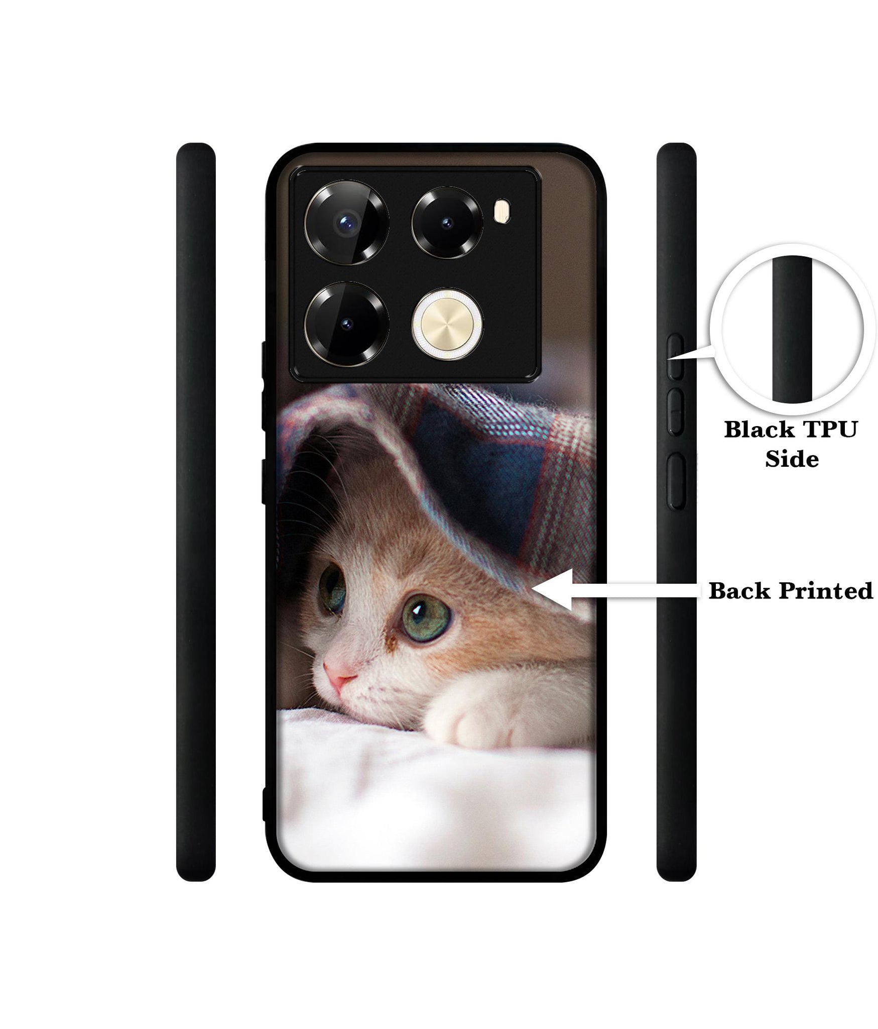 Sleepy Kitten Designer 2D Printed Back Case Cover for Infinix Note 40 Pro 5G / 4G / Note 40 Pro Plus 5G