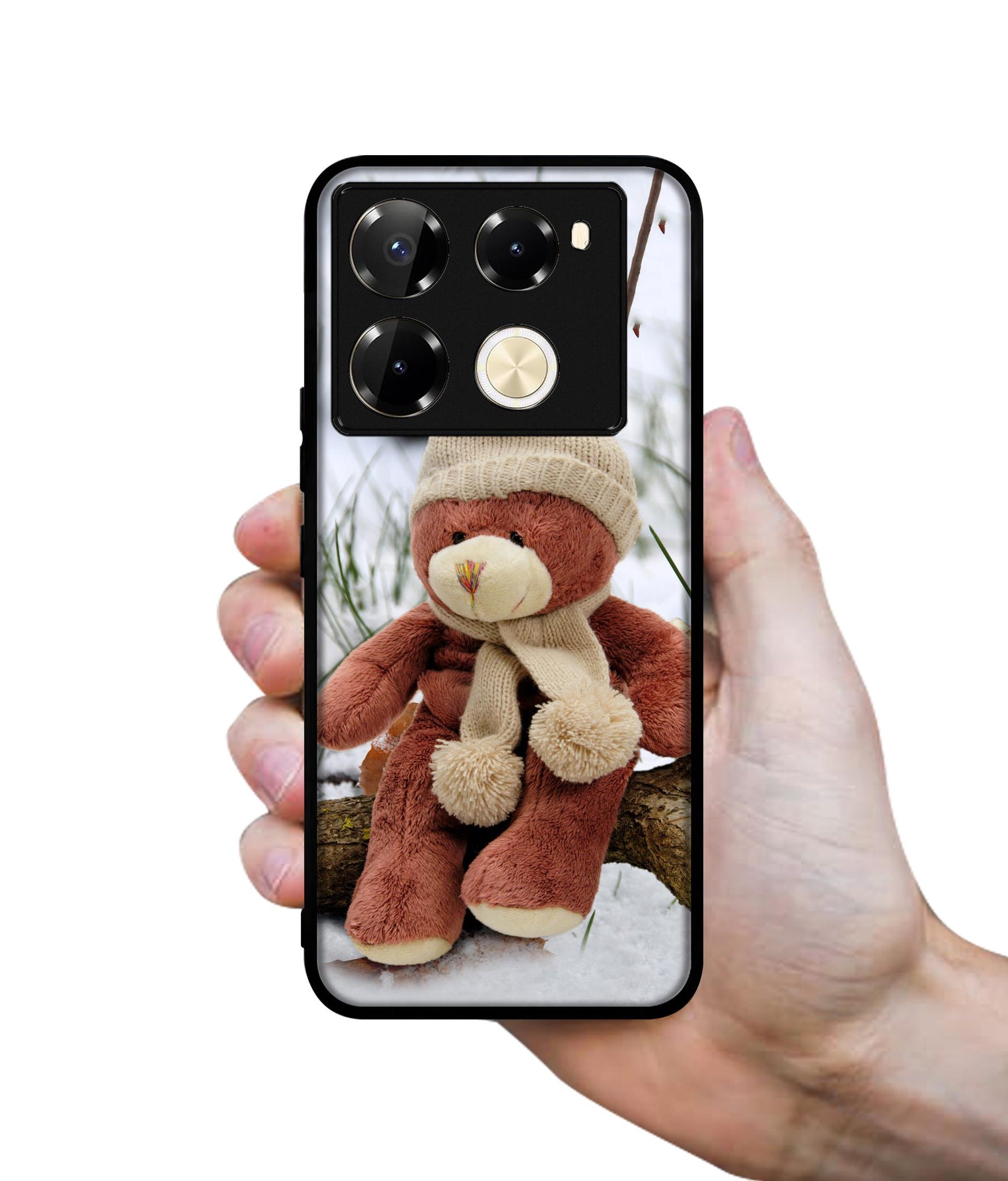 Woolen Bear Designer 2D Printed Back Case Cover for Infinix Note 40 Pro 5G / 4G / Note 40 Pro Plus 5G