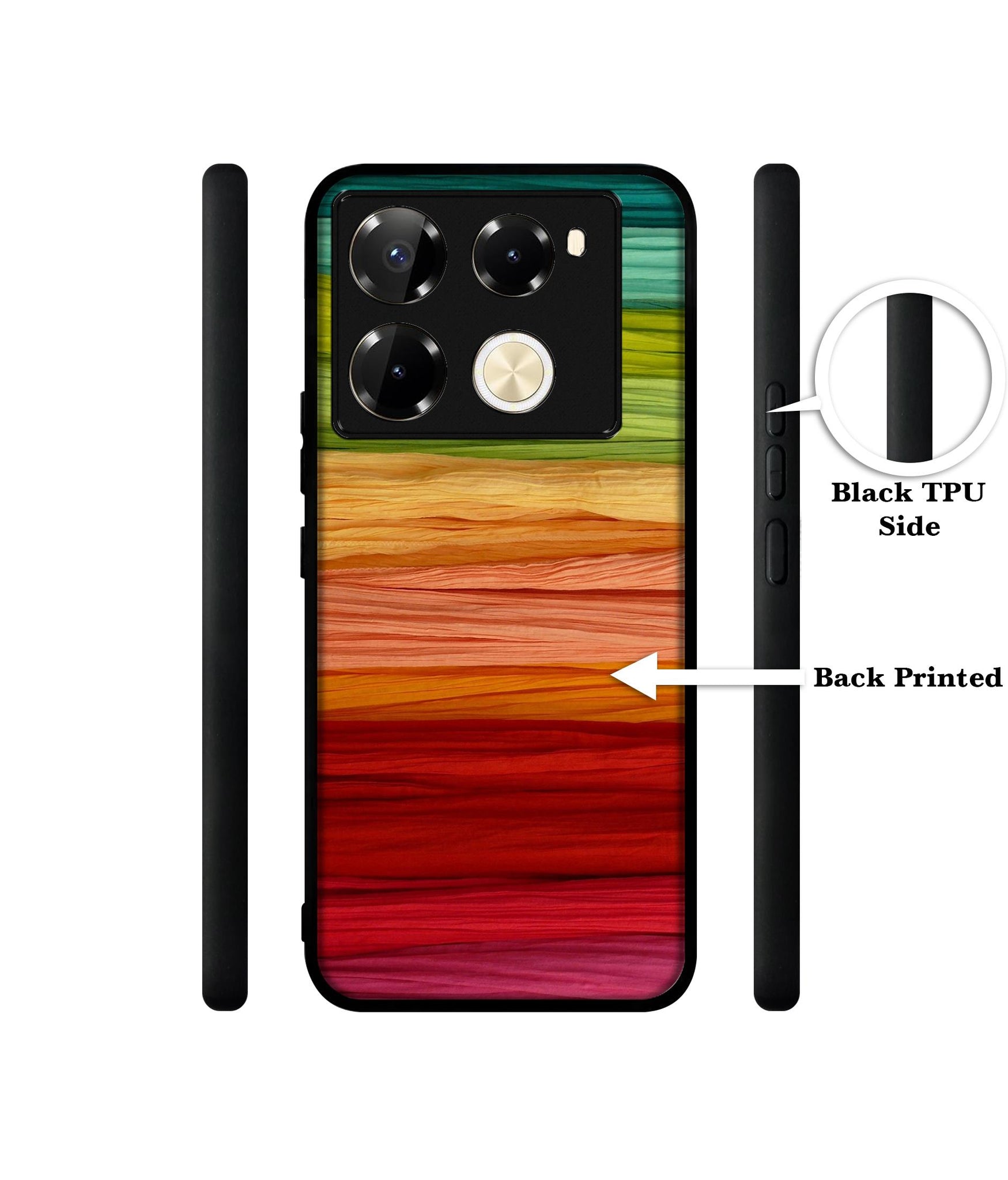 Colorful Thread Designer 2D Printed Back Case Cover for Infinix Note 40 Pro 5G / 4G / Note 40 Pro Plus 5G