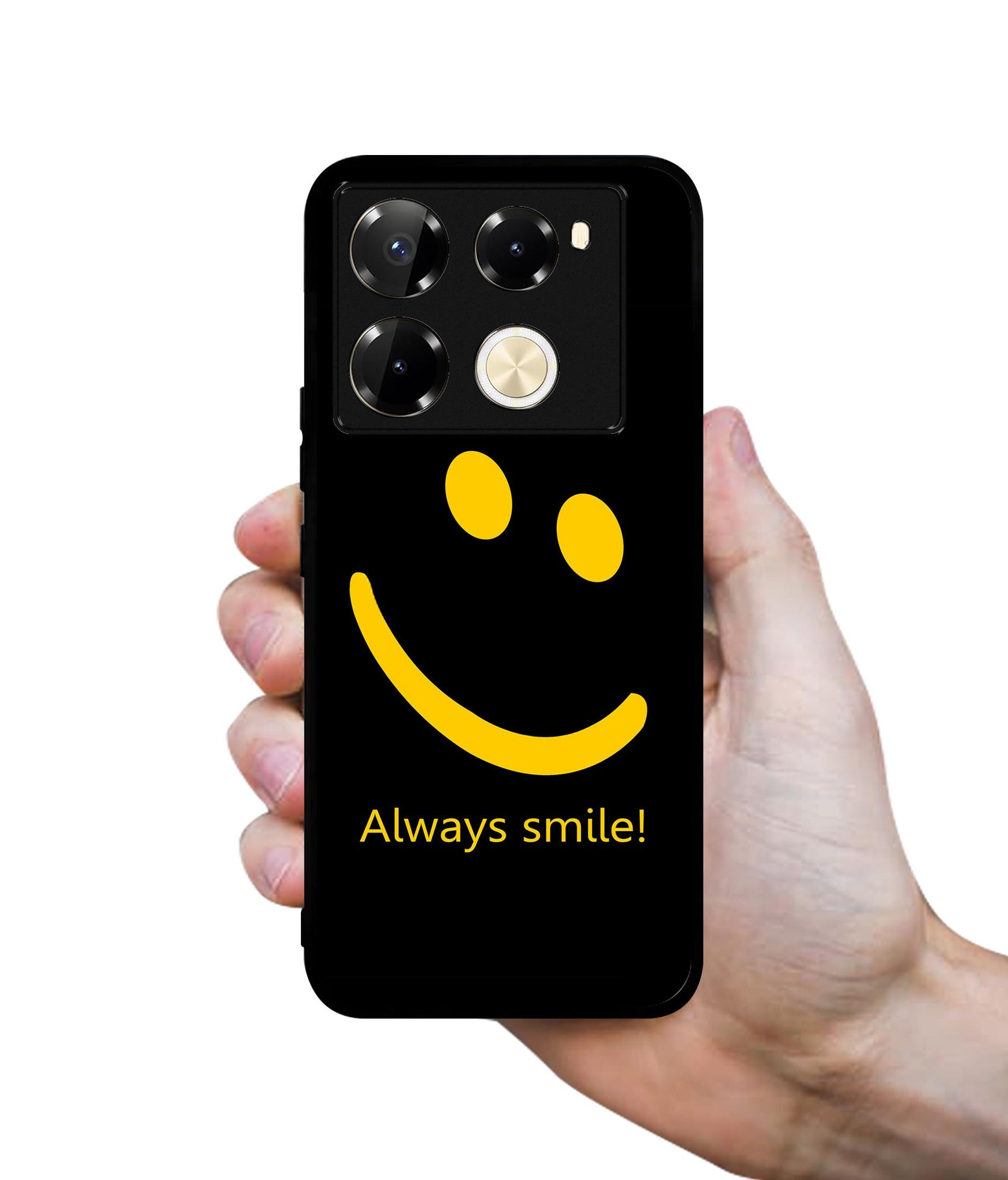 Always Smile Quote Designer 2D Printed Back Case Cover for Infinix Note 40 Pro 5G / 4G / Note 40 Pro Plus 5G