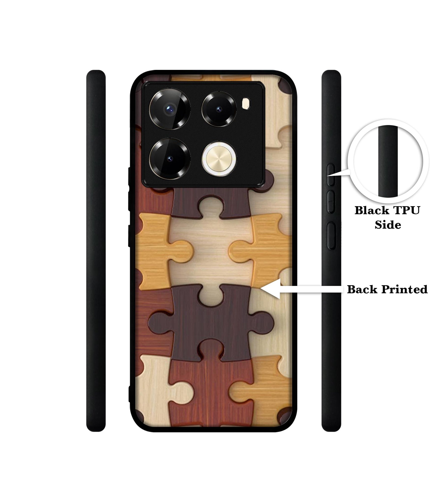 Puzzle Pattern Designer 2D Printed Back Case Cover for Infinix Note 40 Pro 5G / 4G / Note 40 Pro Plus 5G