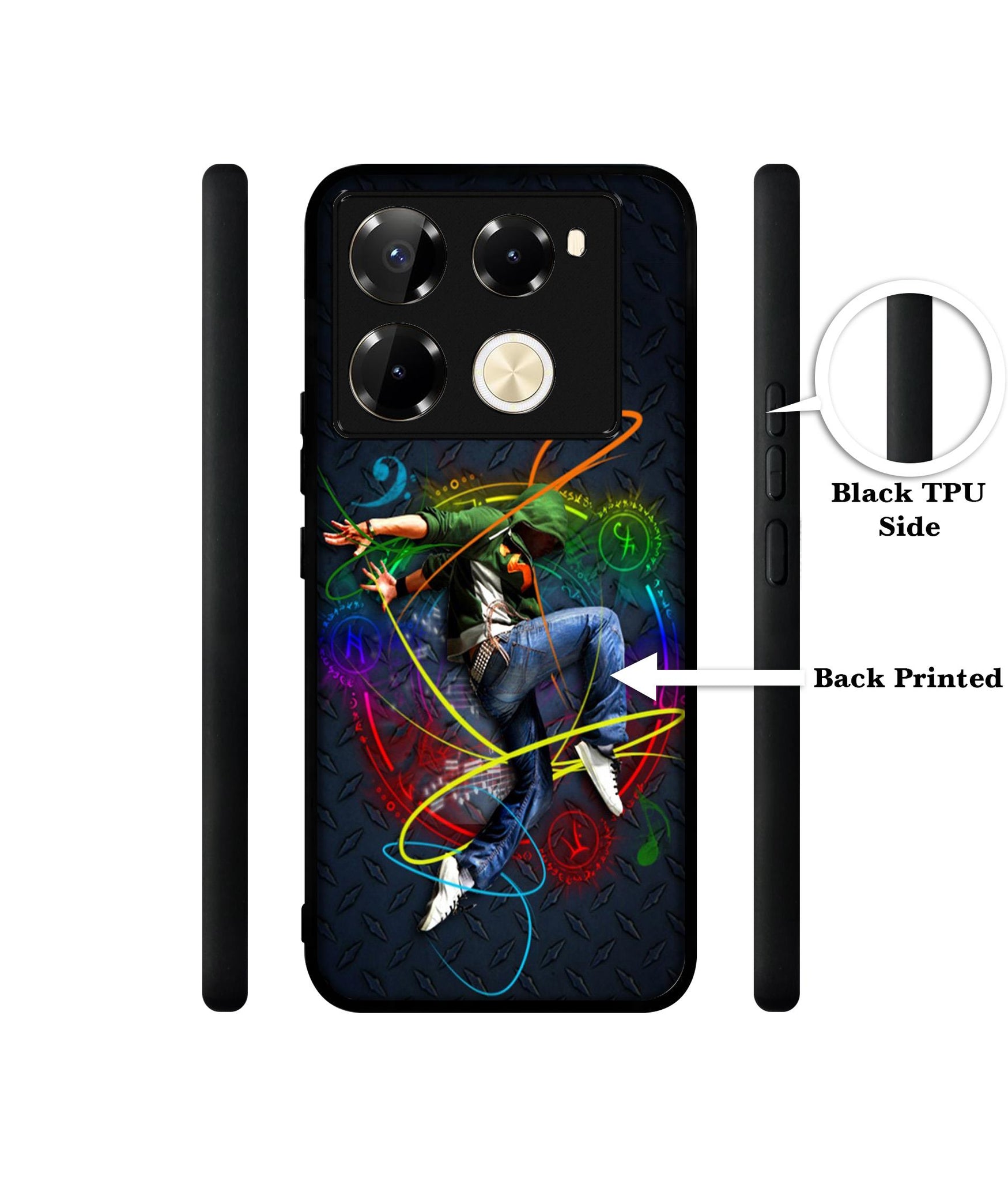 Boy With Music Designer 2D Printed Back Case Cover for Infinix Note 40 Pro 5G / 4G / Note 40 Pro Plus 5G