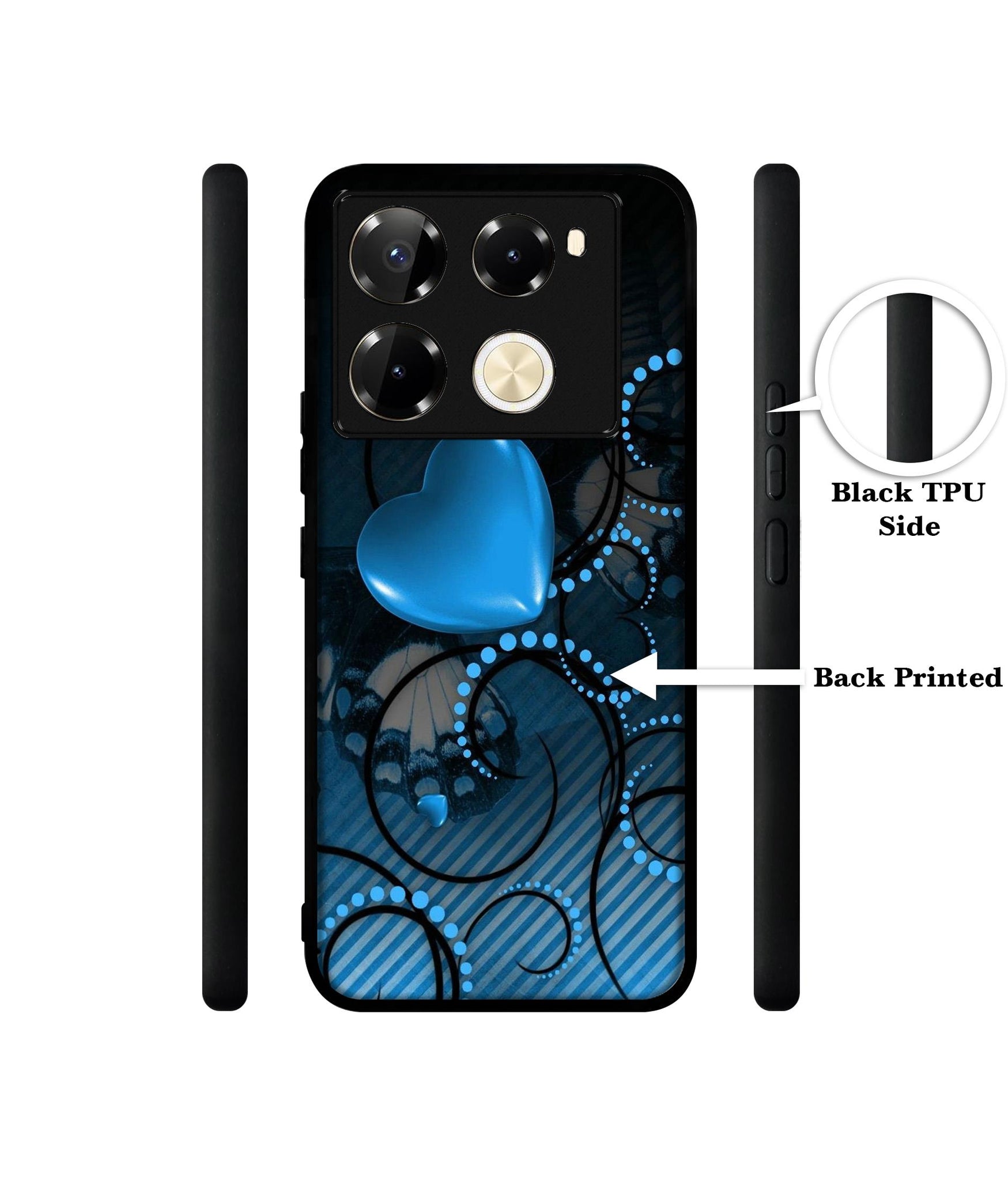 Hart Designer 2D Printed Back Case Cover for Infinix Note 40 Pro 5G / 4G / Note 40 Pro Plus 5G