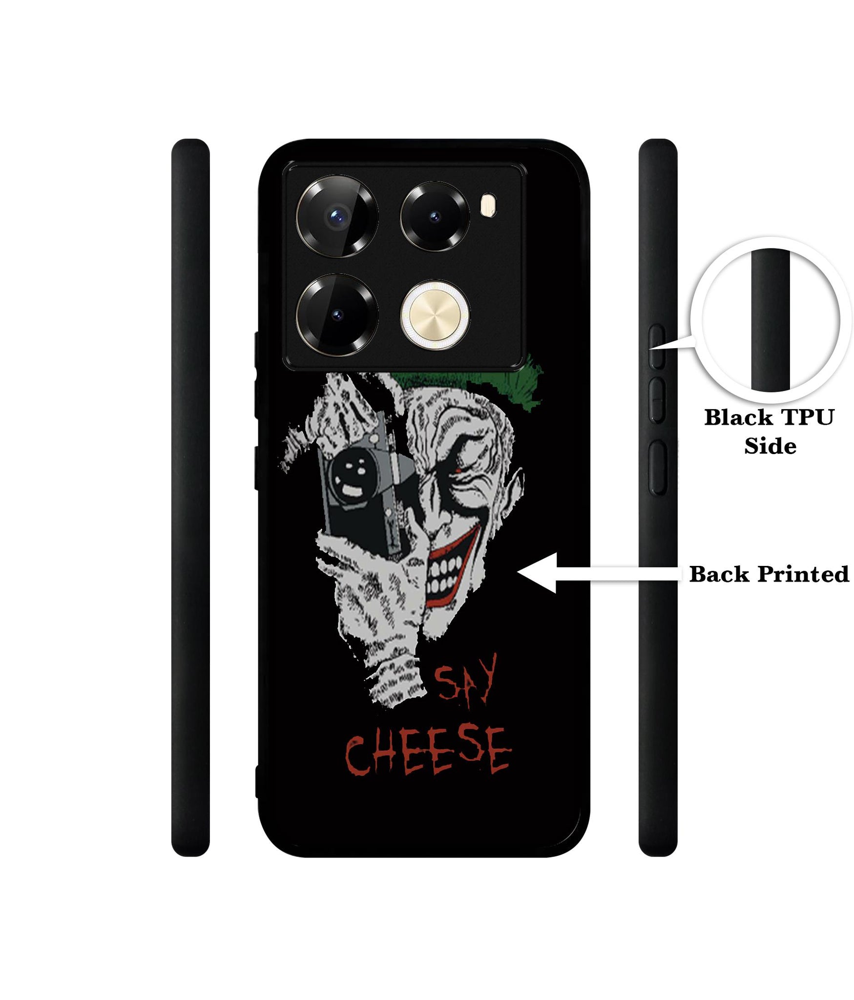 Joker Say Cheese Designer 2D Printed Back Case Cover for Infinix Note 40 Pro 5G / 4G / Note 40 Pro Plus 5G