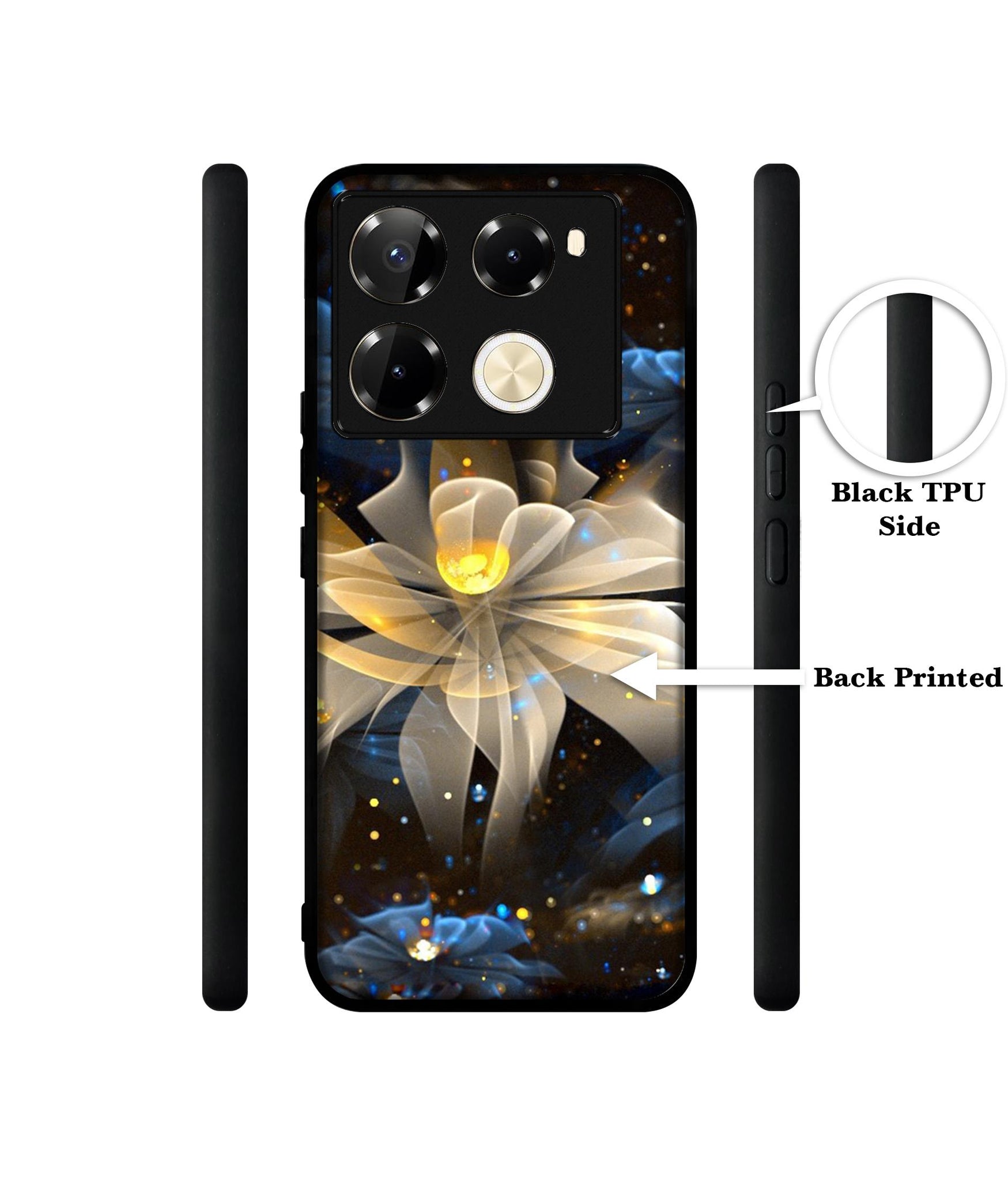 Art Flower Designer 2D Printed Back Case Cover for Infinix Note 40 Pro 5G / 4G / Note 40 Pro Plus 5G